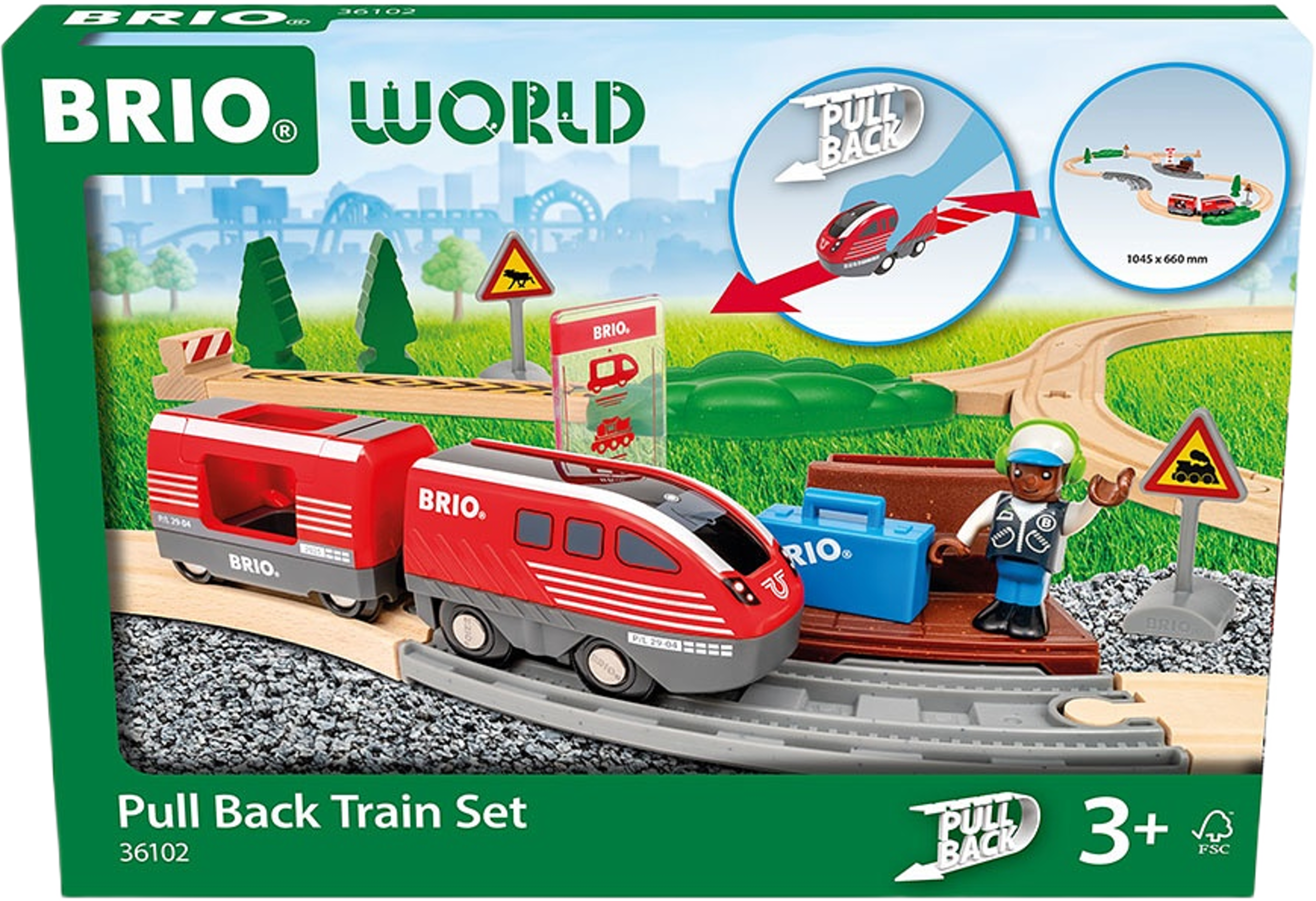 Pull Back Train Set