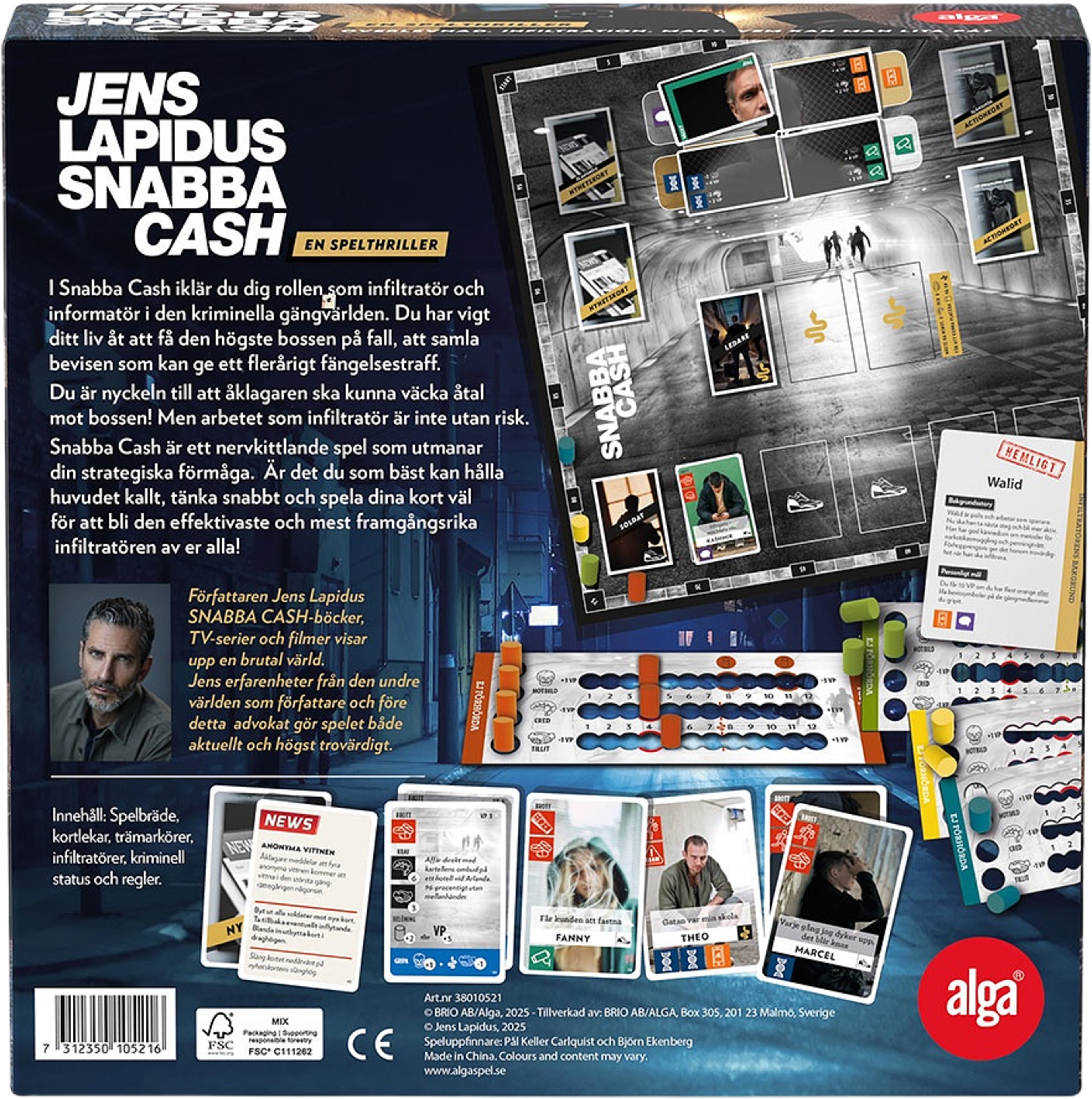 Spel Snabba Cash, från ALGA, i färgen Multicolor.