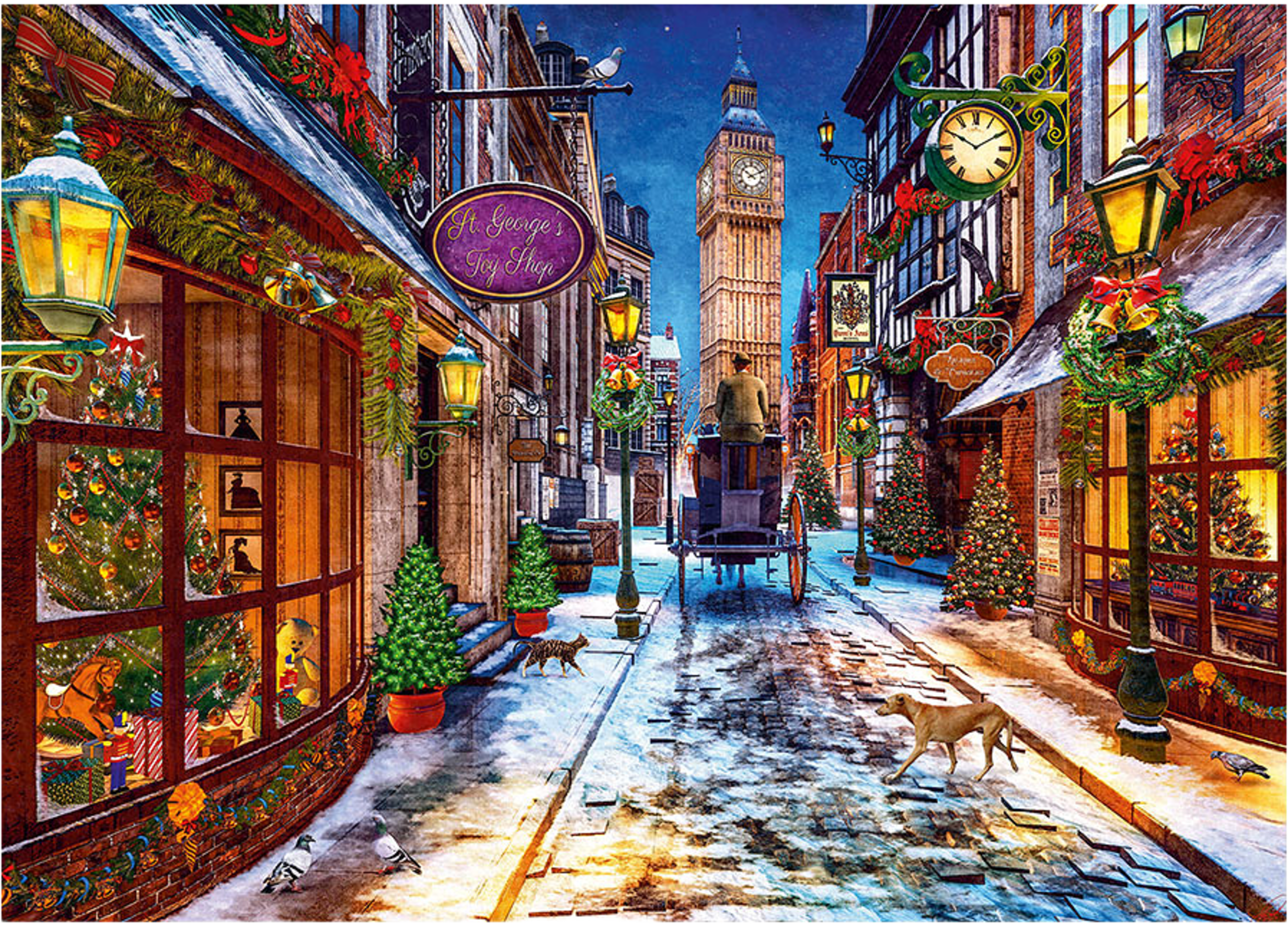 Pussel Christmas Time 1000 bitar, från RAVENSBURGER, i färgen Multicolor.