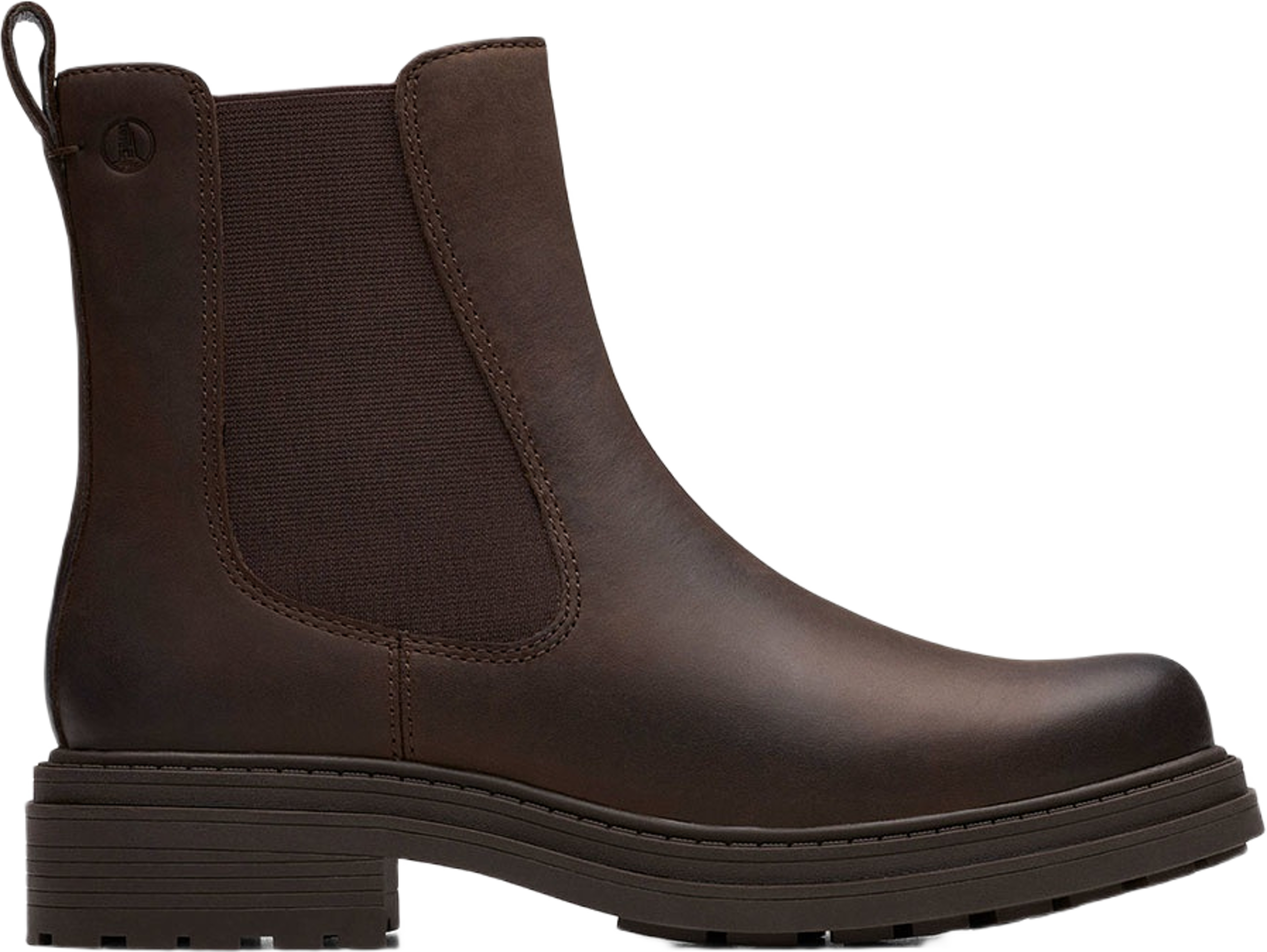 Orinoco3 Top D, från Clarks, i färgen Dark Brown Lea.