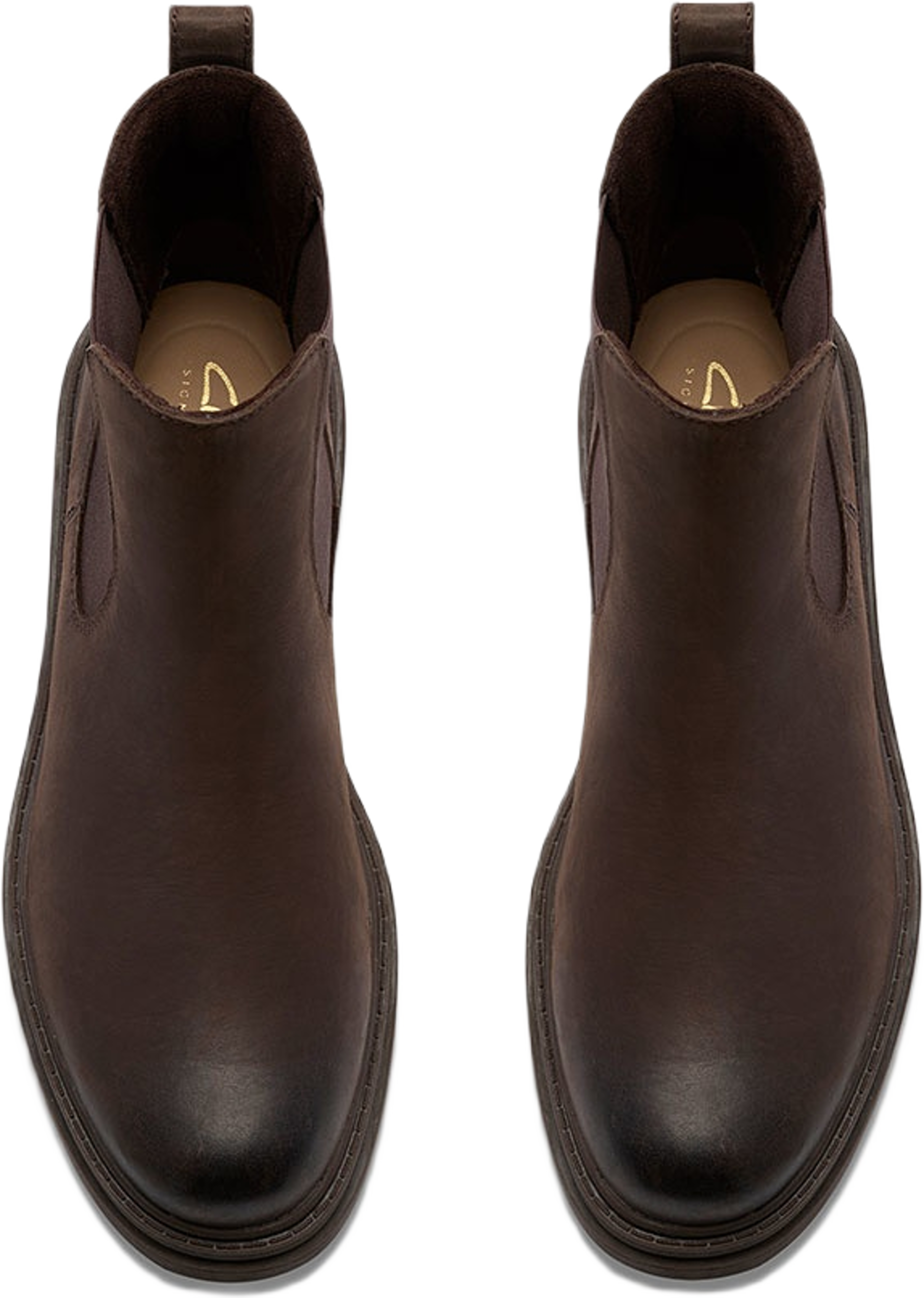 Orinoco3 Top D, från Clarks, i färgen Dark Brown Lea.