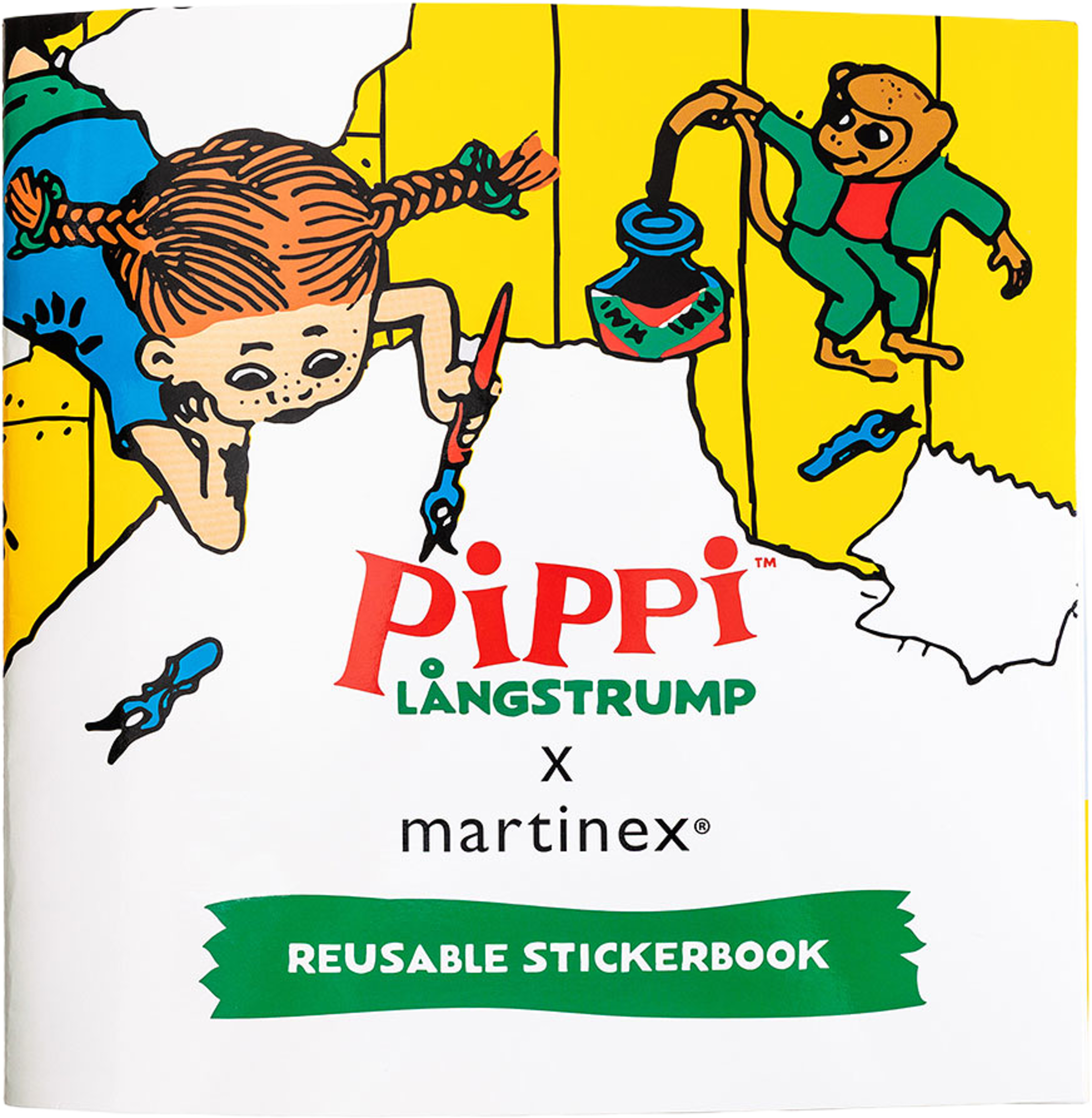 Pippi klistermärkesbok + klistermärken, från PIPPI, i färgen Multicolor. Klicka för att öppna bilden i stort format