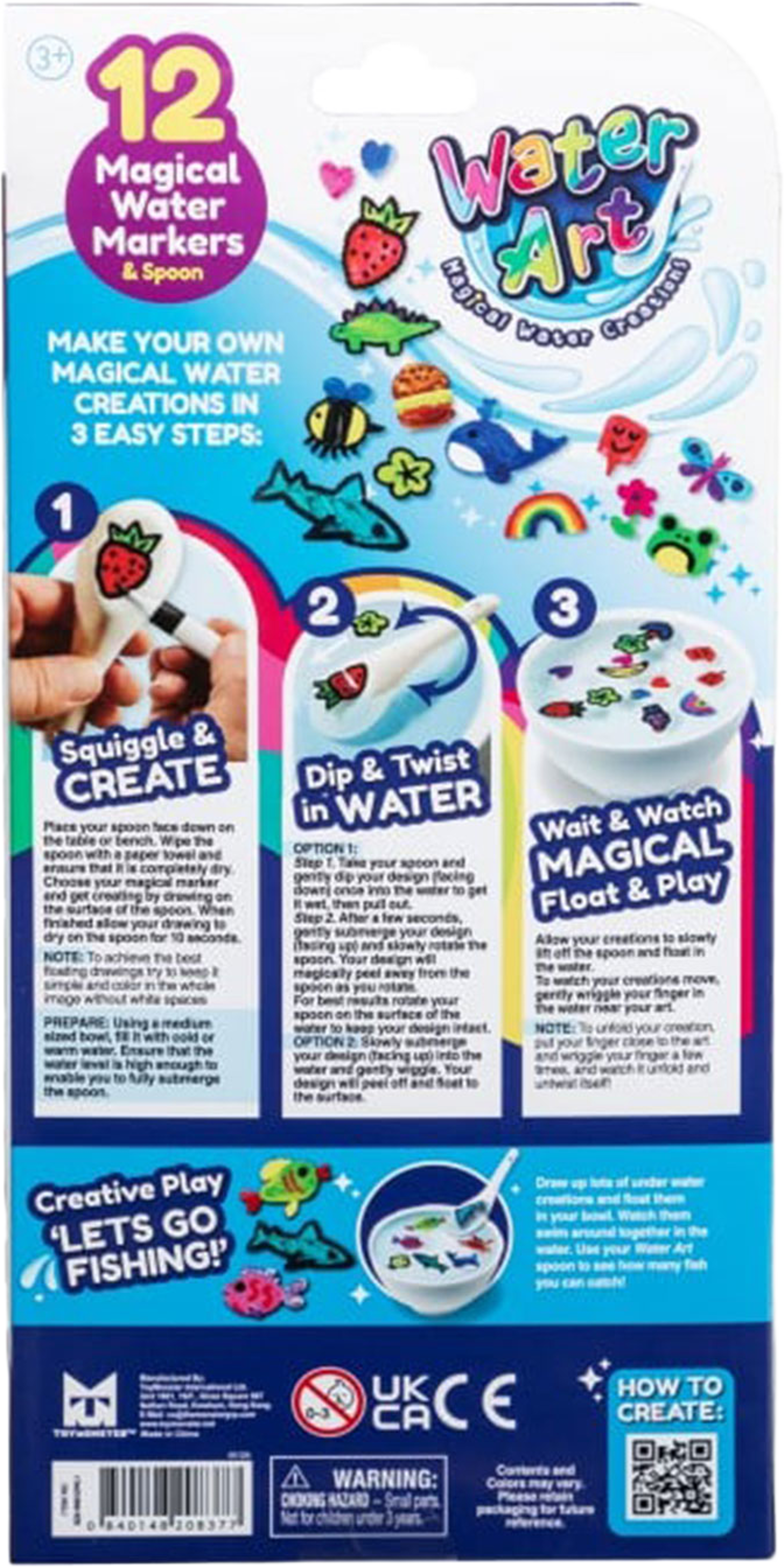 Vattenfiltpennor 12-pack, från Water Art, i färgen Multicolor. Klicka för att öppna bilden i stort format