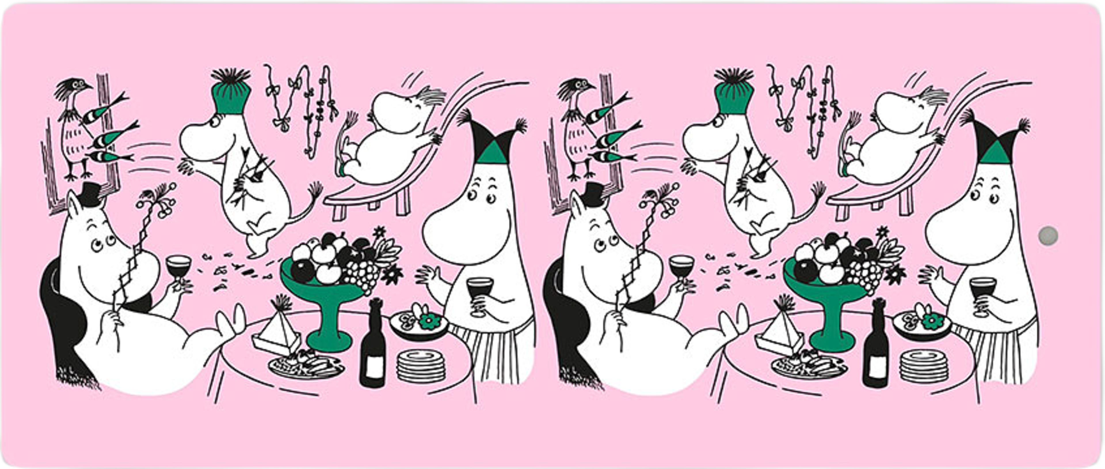 Mumin 80 år Serveringsbräda