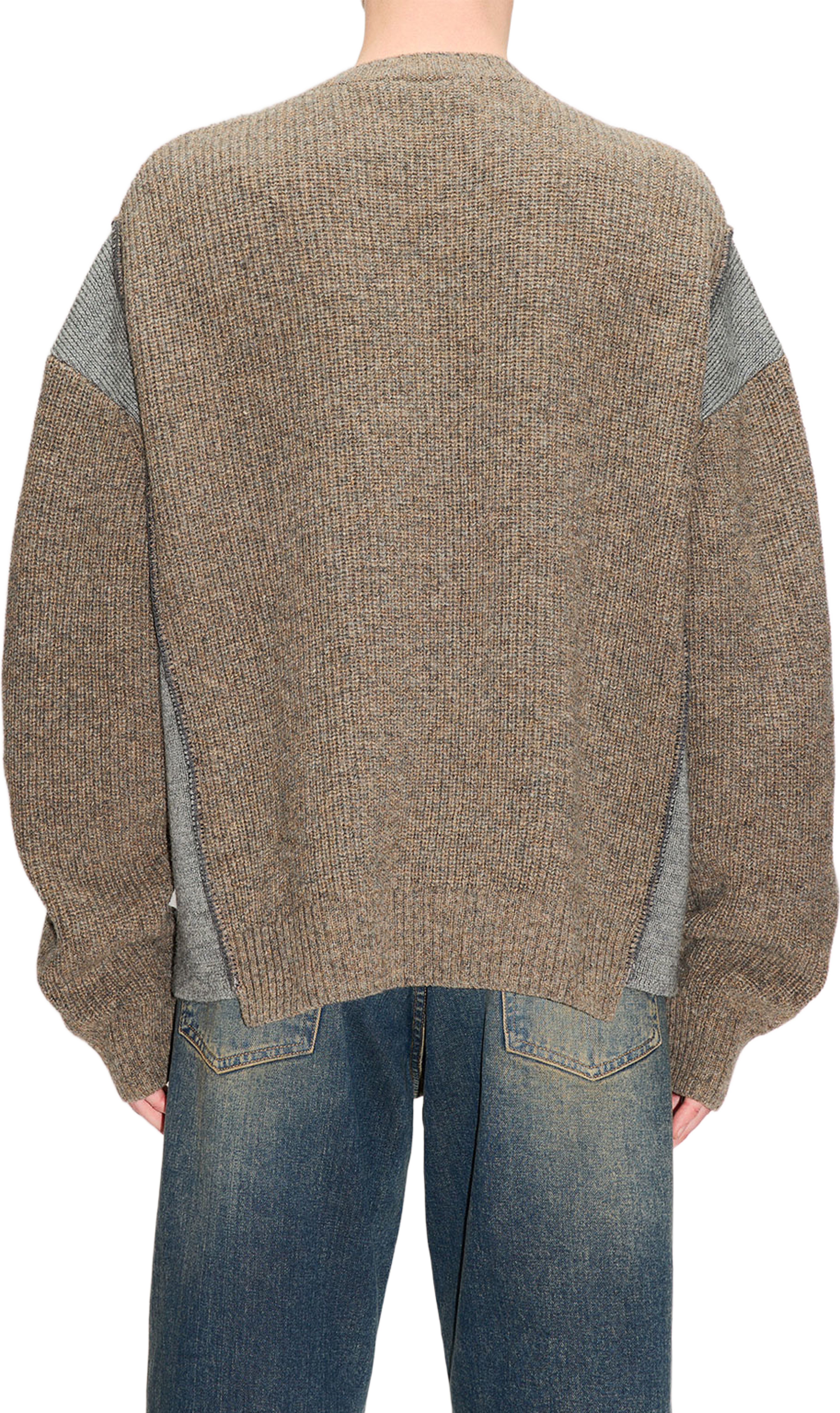 Patched Sweater