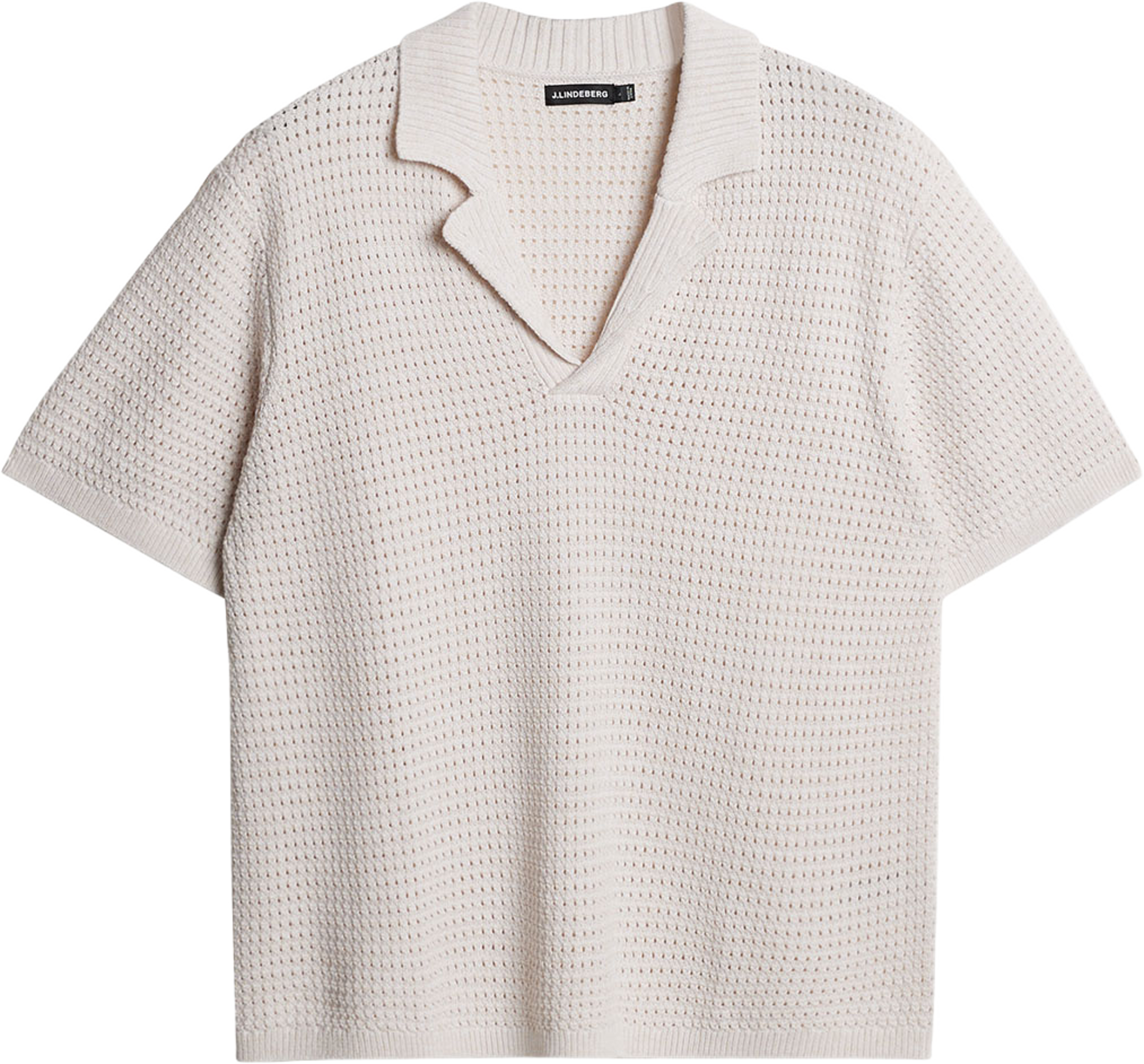 Ethan Open Collar Knit Polo