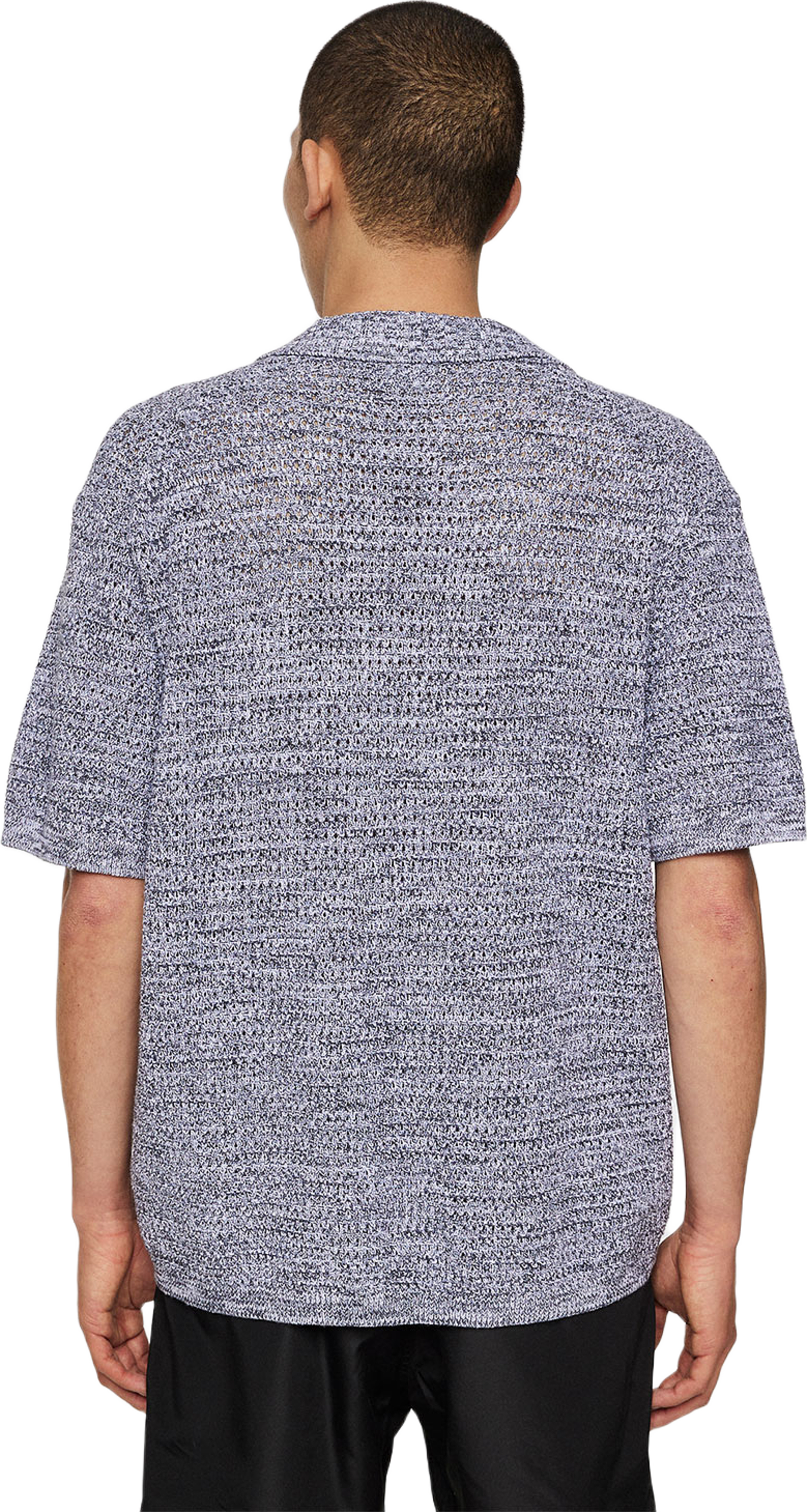 Ethan Open Collar Knit Polo