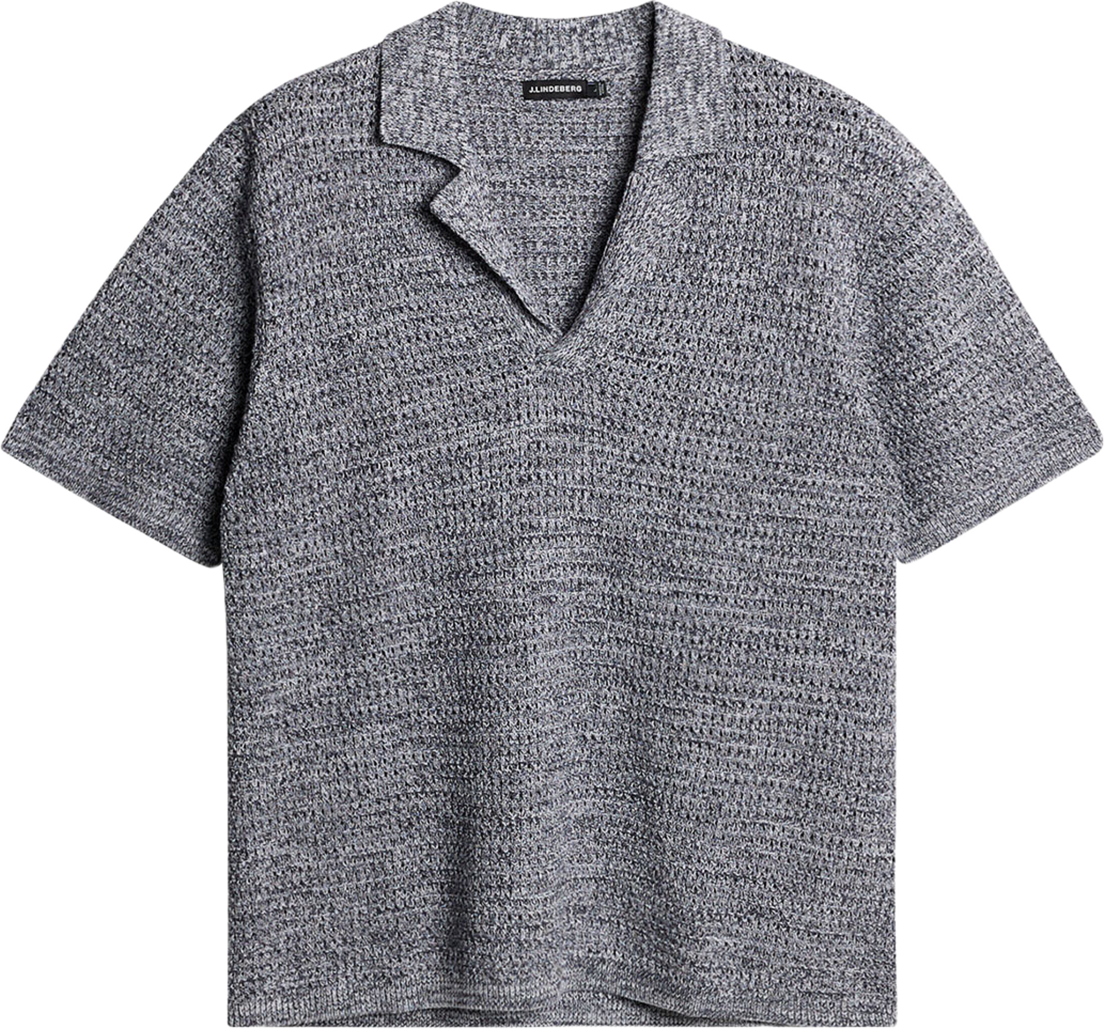 Ethan Open Collar Knit Polo
