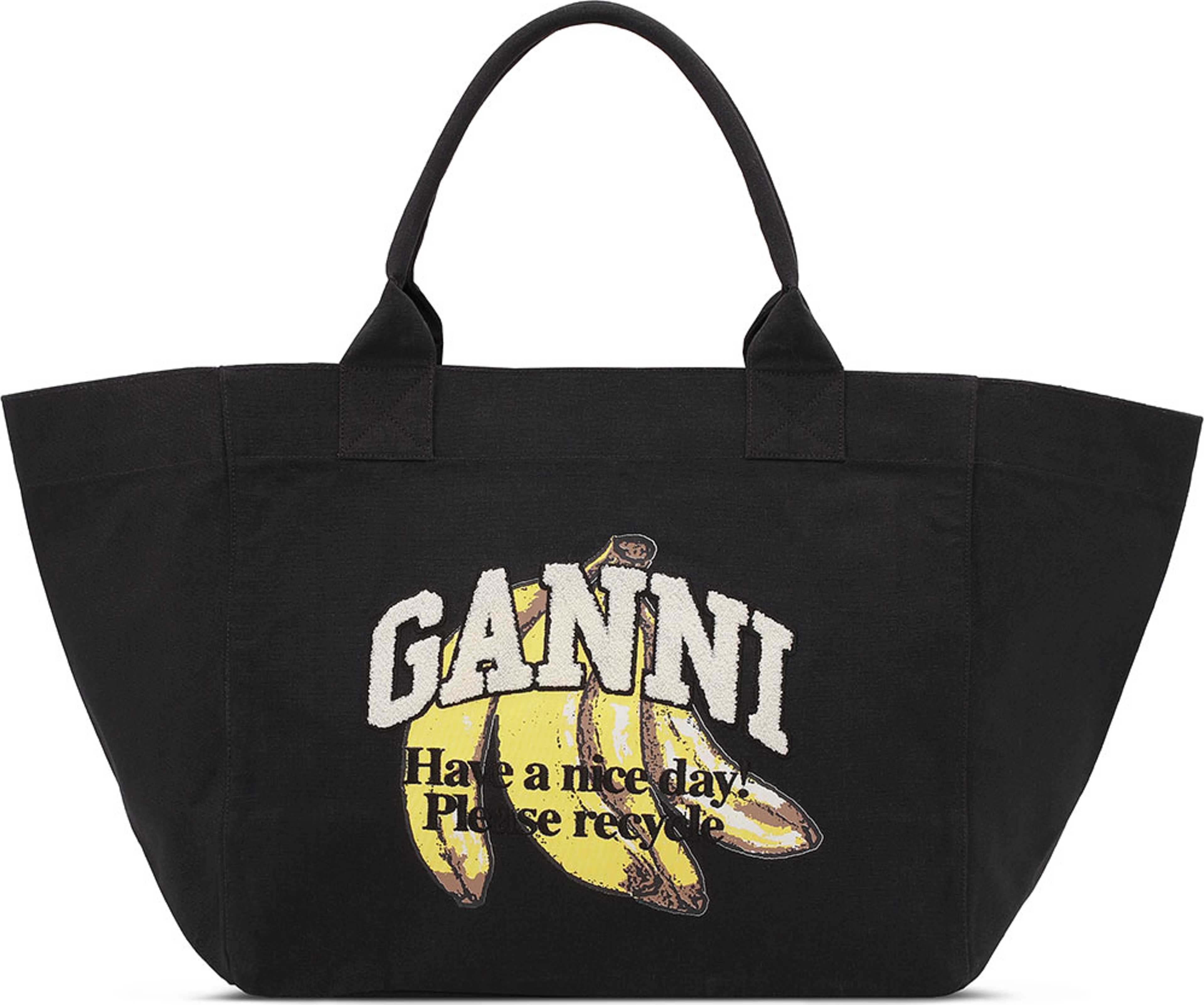 Shopper XXL Pocket Banana Print