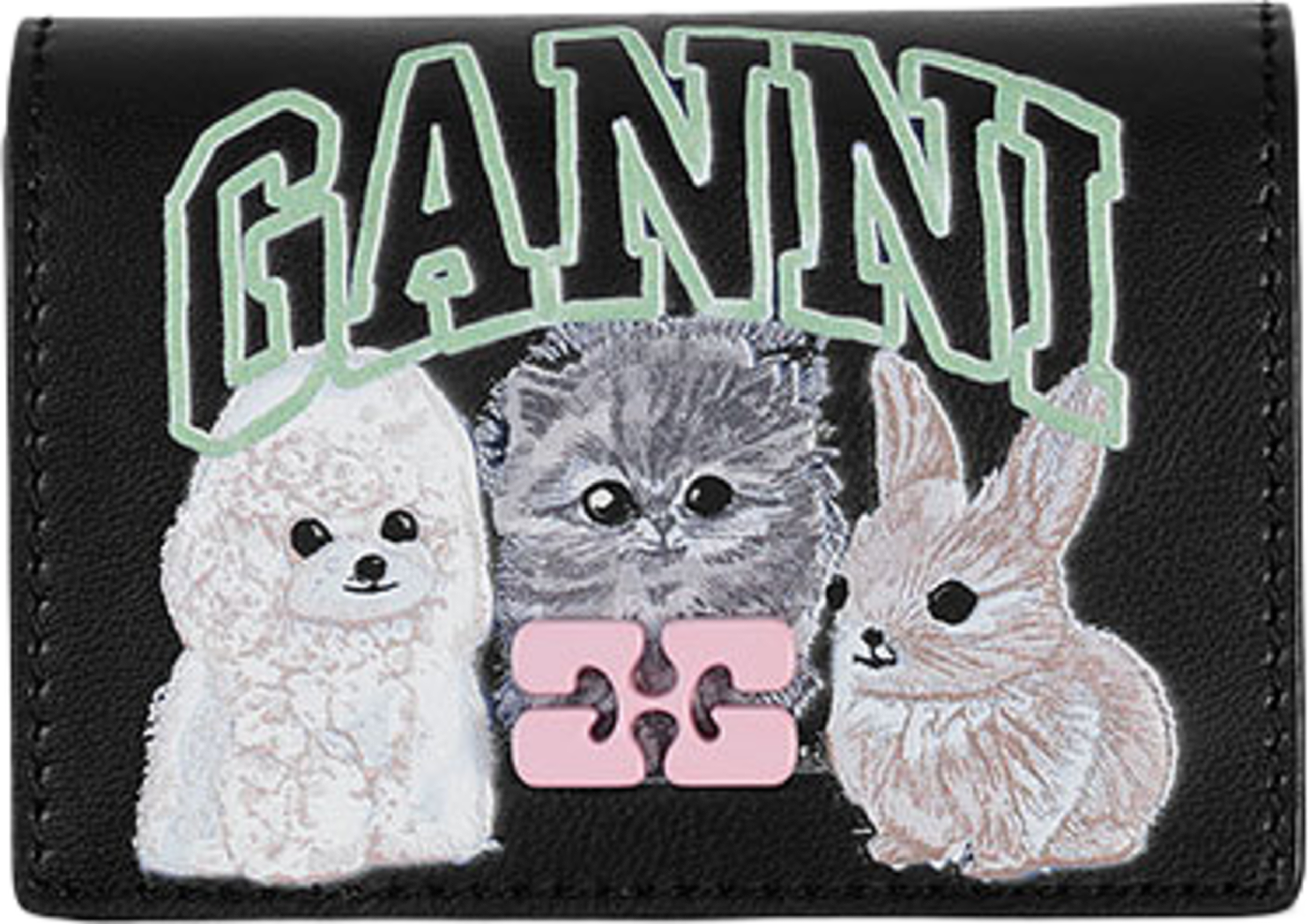 Bou Card Holder With Flap Animals