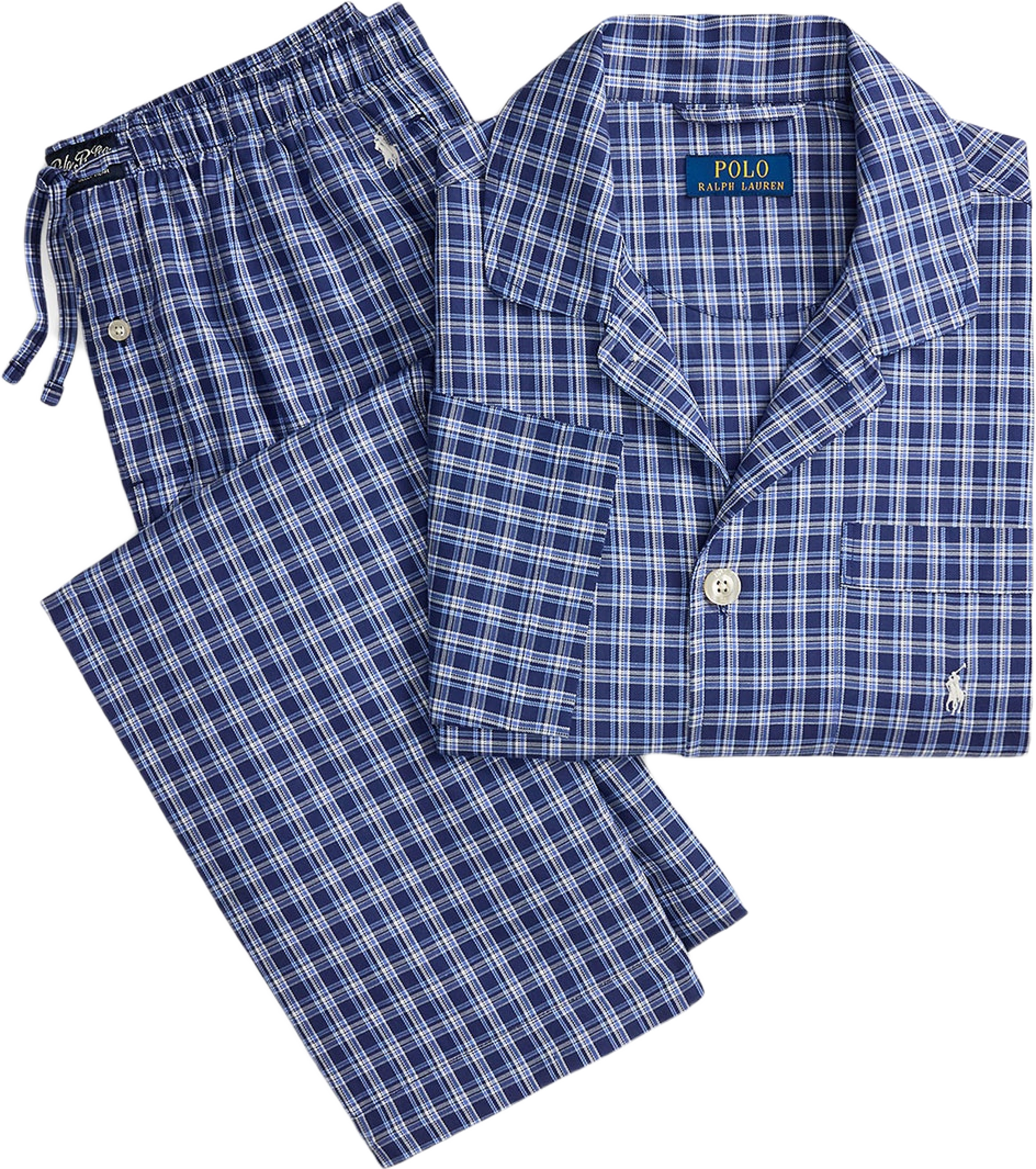 Monogram-Print Cotton Pajama Set