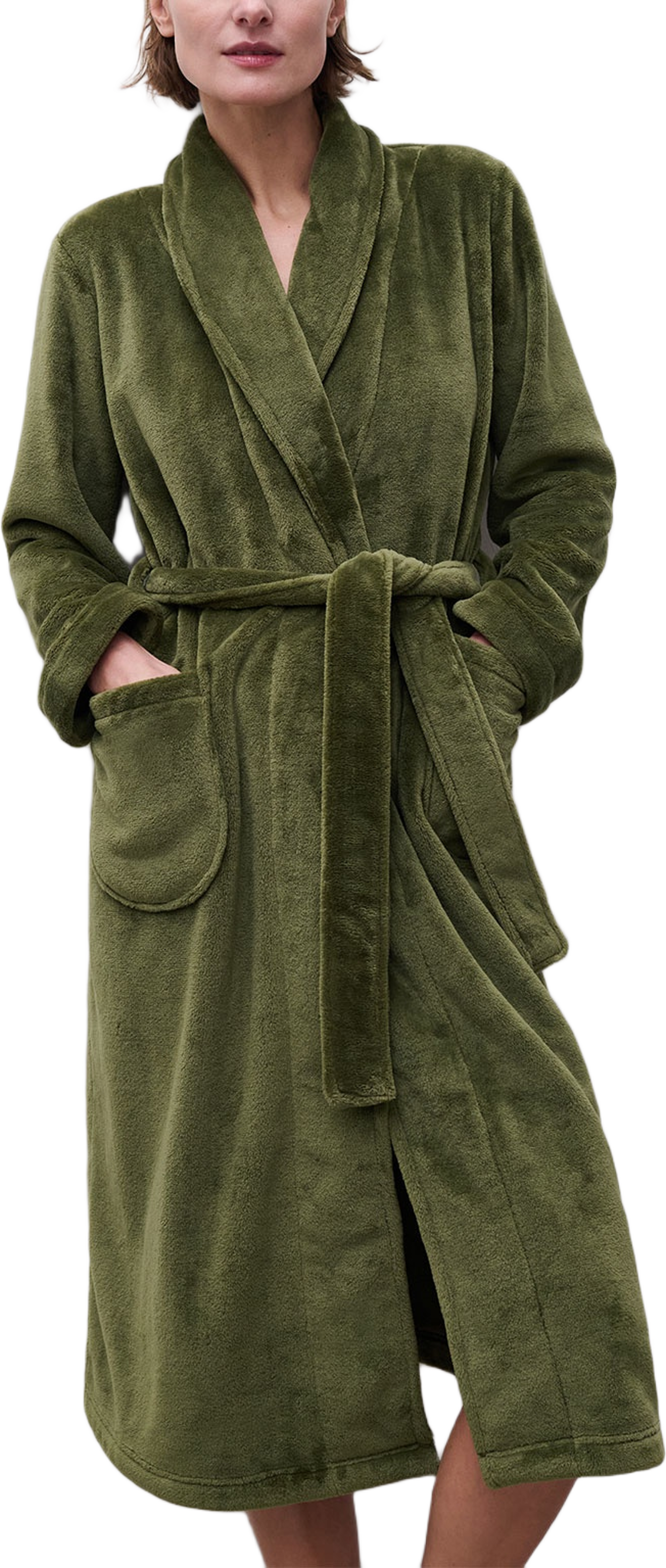 Teddy Robe, från FEMILET, i färgen Winter Moss. Klicka för att öppna bilden i stort format