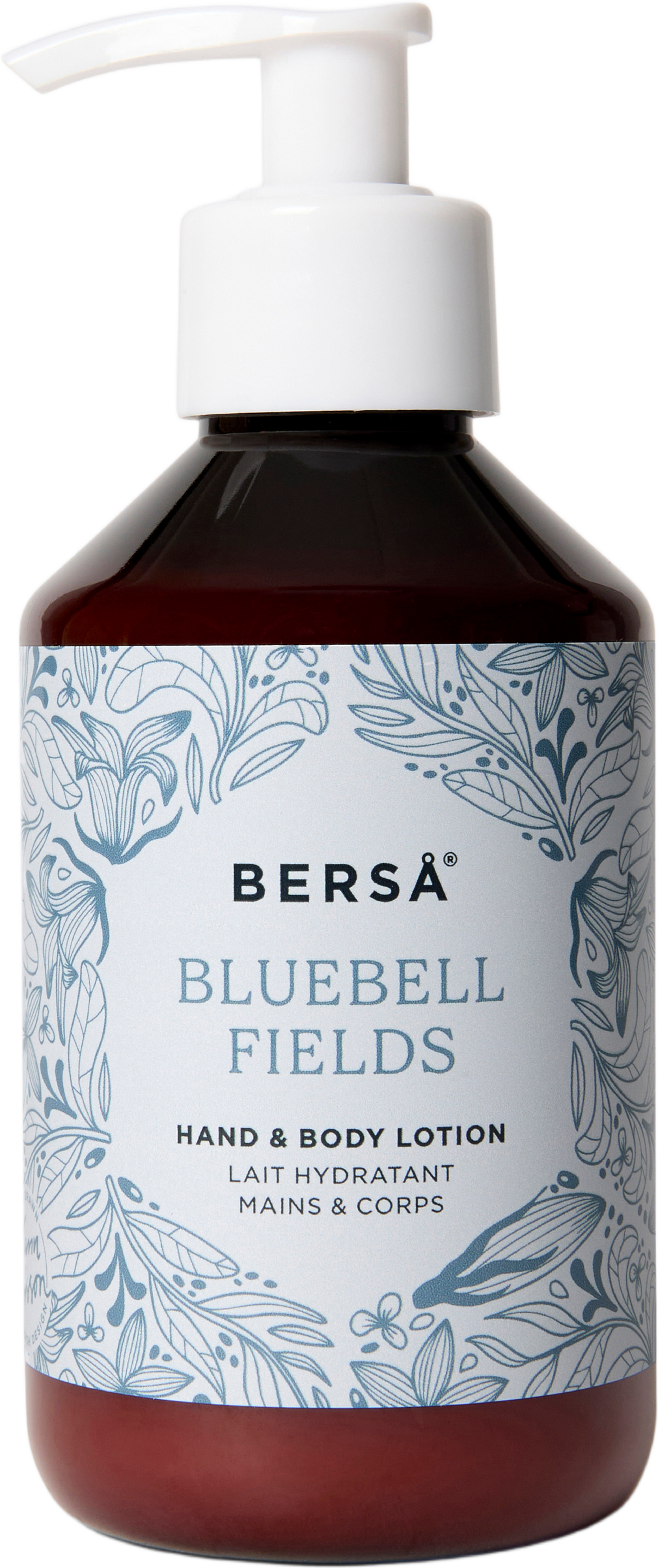 Hand & Body Lotion Bluebell Fields, från Berså. Klicka för att öppna bilden i stort format