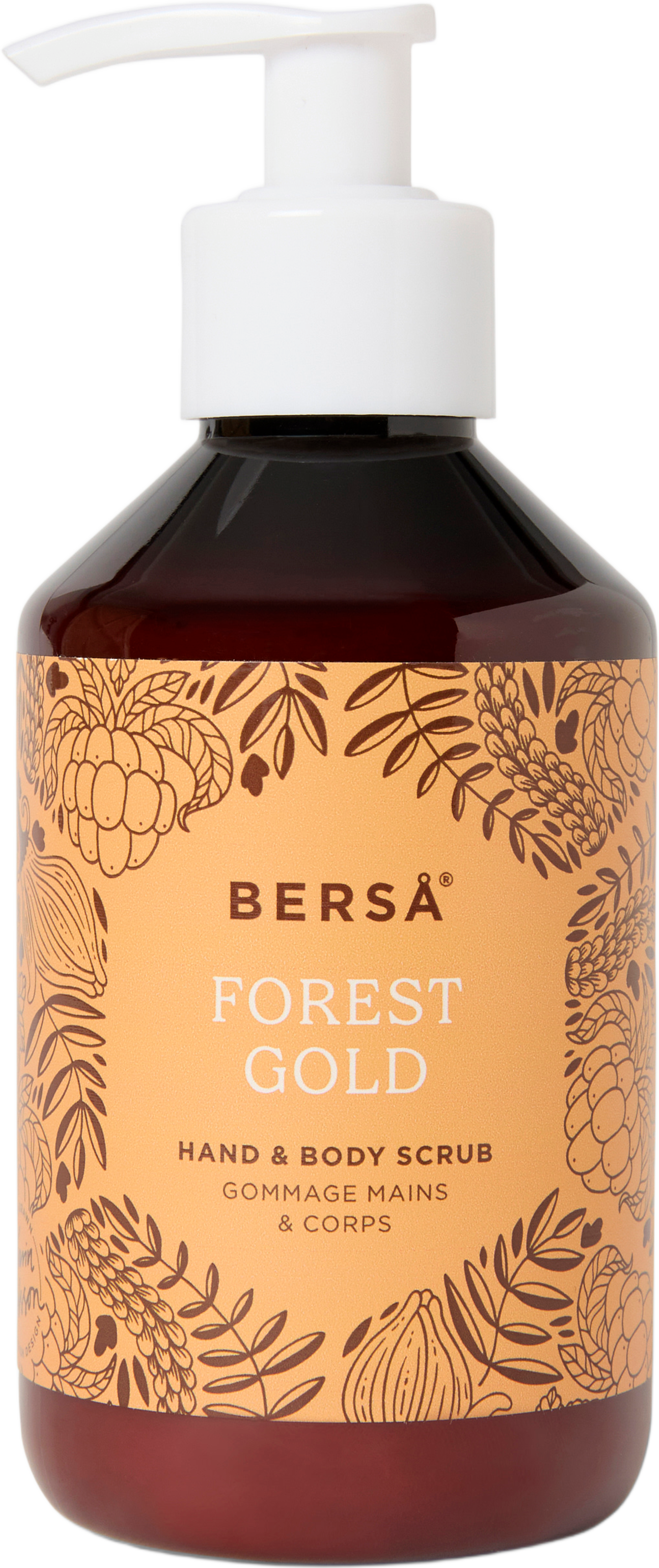 Hand & Body Scrub Forest  Gold, från Berså. Klicka för att öppna bilden i stort format