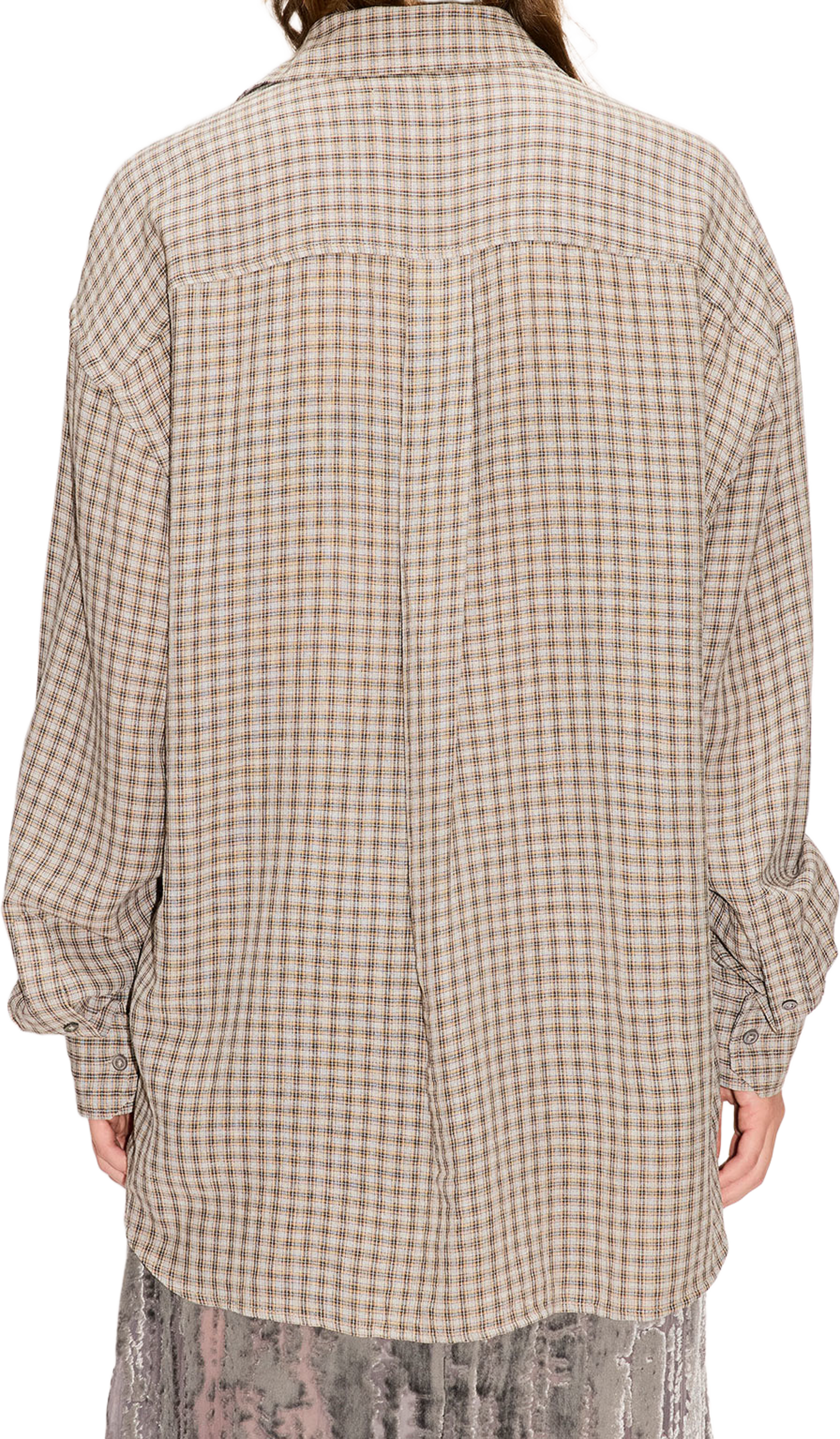 Room shirt Soft Grey Check, från Hope, i färgen Soft Grey Check. Klicka för att öppna bilden i stort format