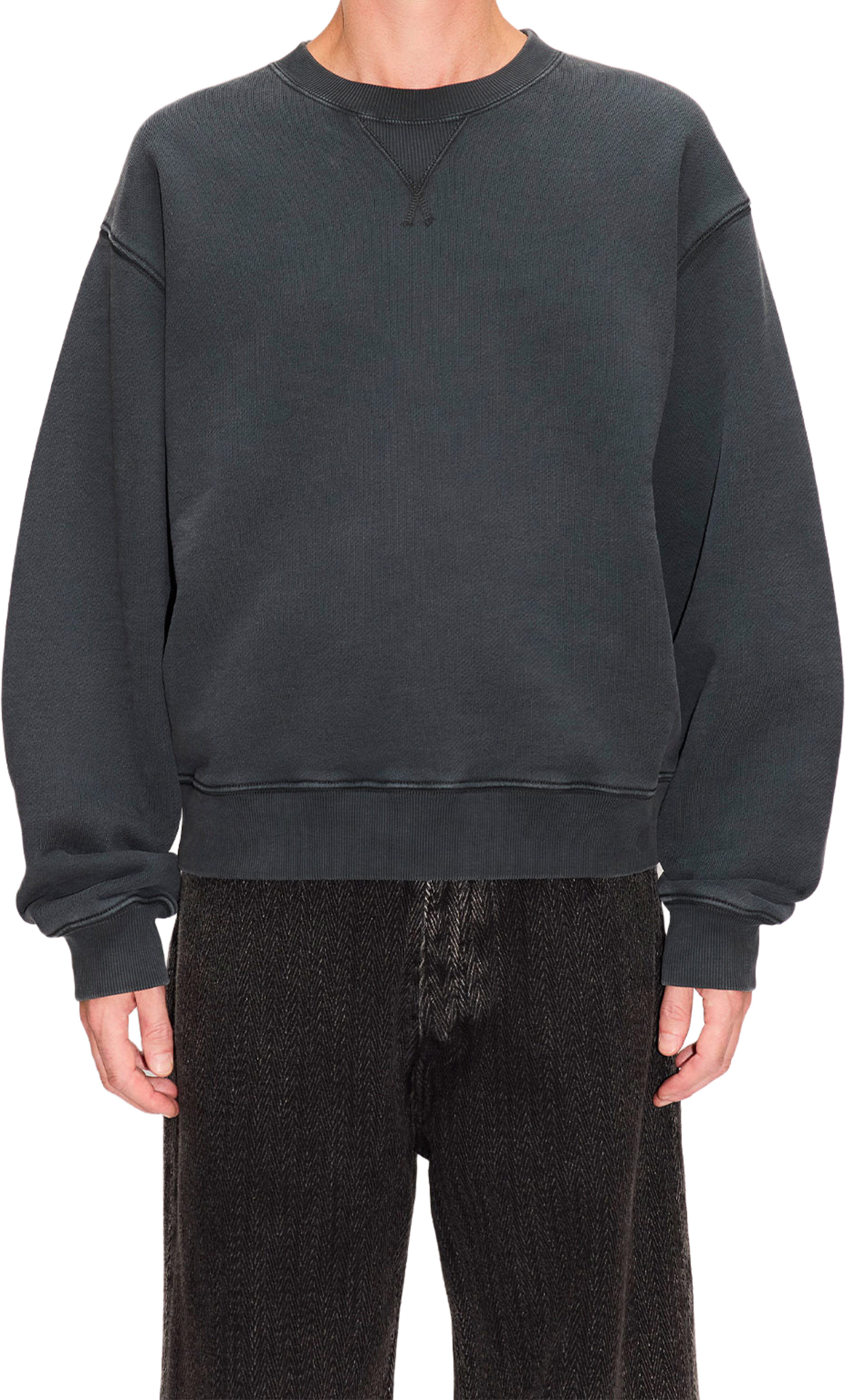 Bubble crewneck Washed Black, från Hope, i färgen Washed Black. Klicka för att öppna bilden i stort format