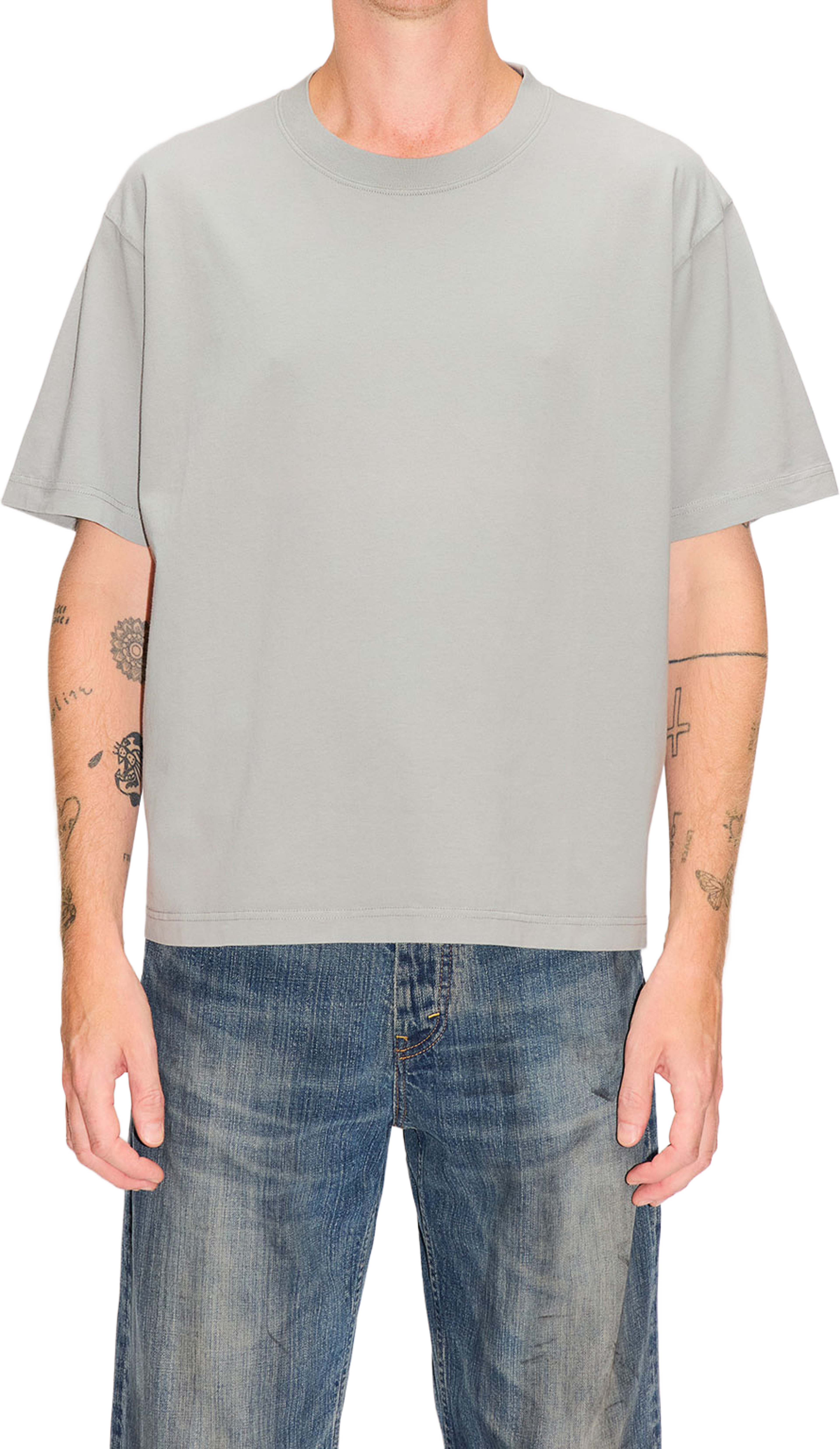 Boxy Tee Dove Grey, från Hope, i färgen Dove Grey. Klicka för att öppna bilden i stort format