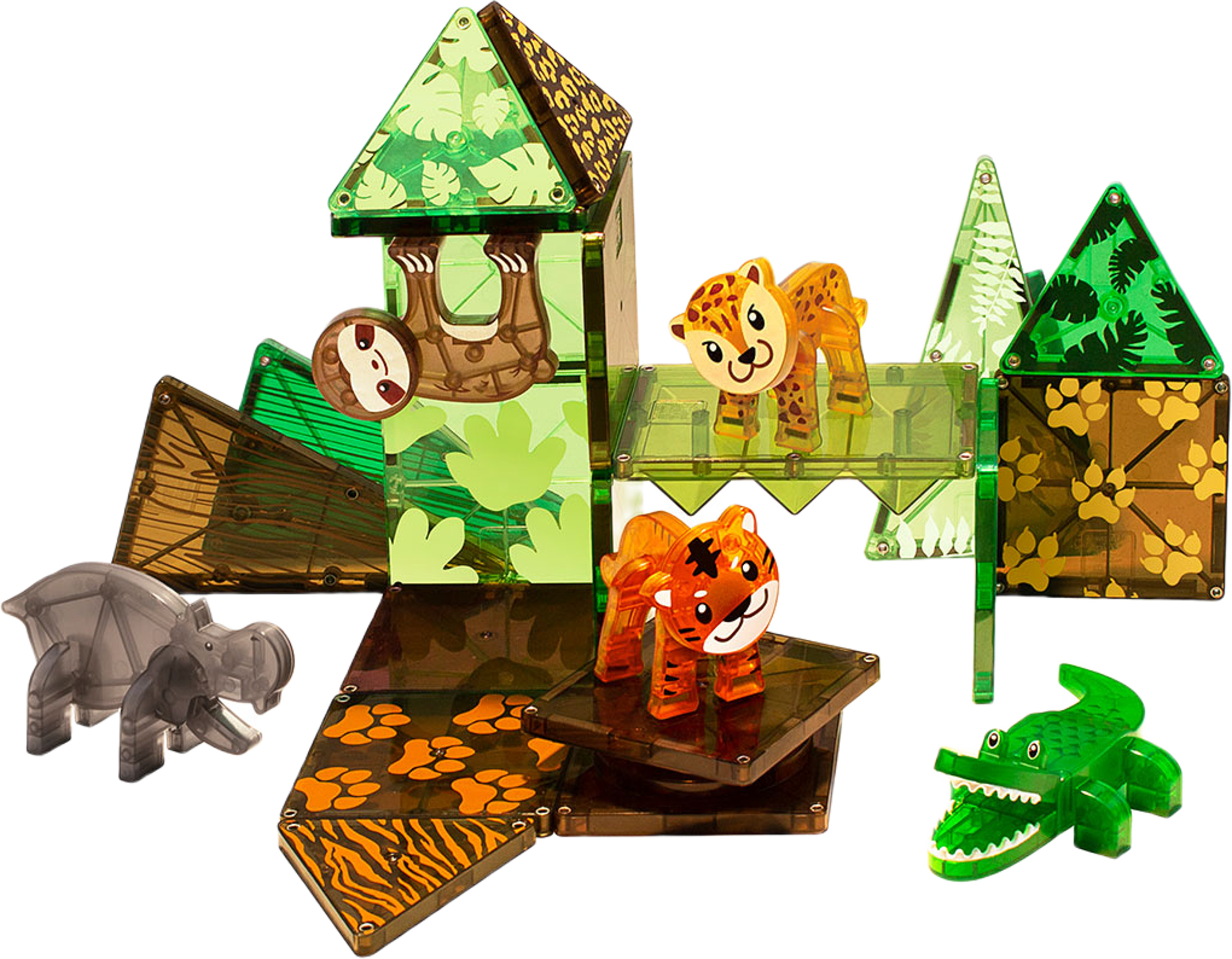 MAGNA-TILES® djungeldjur 25 delar