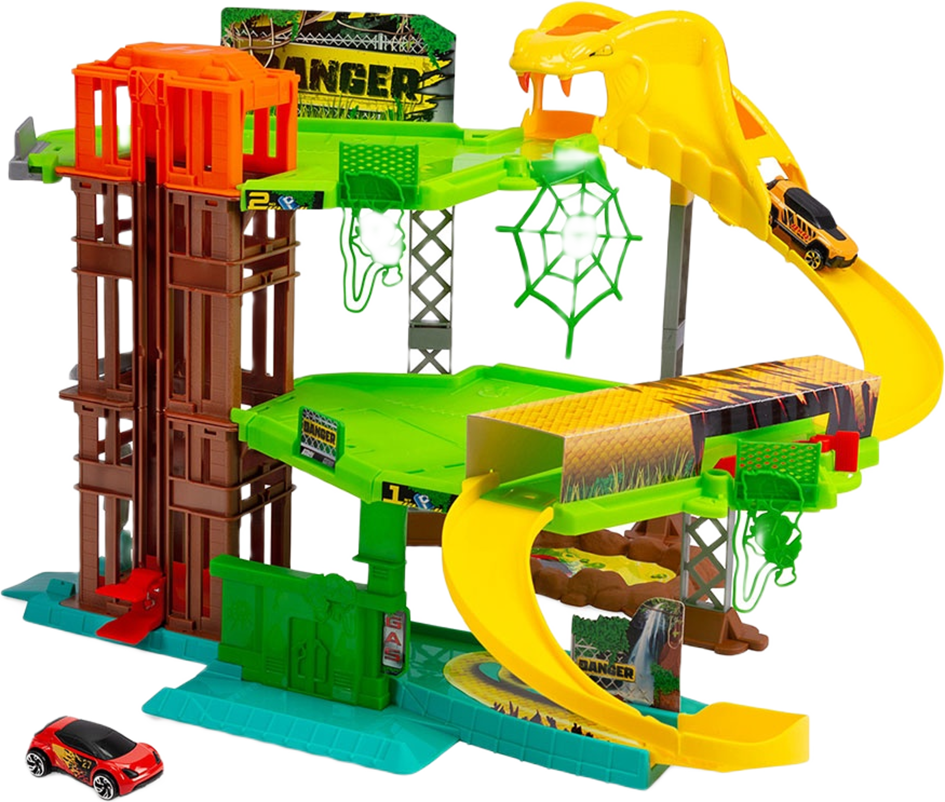 Dickie Toys Jungle Garage, från Dickie, i färgen Multicolore.