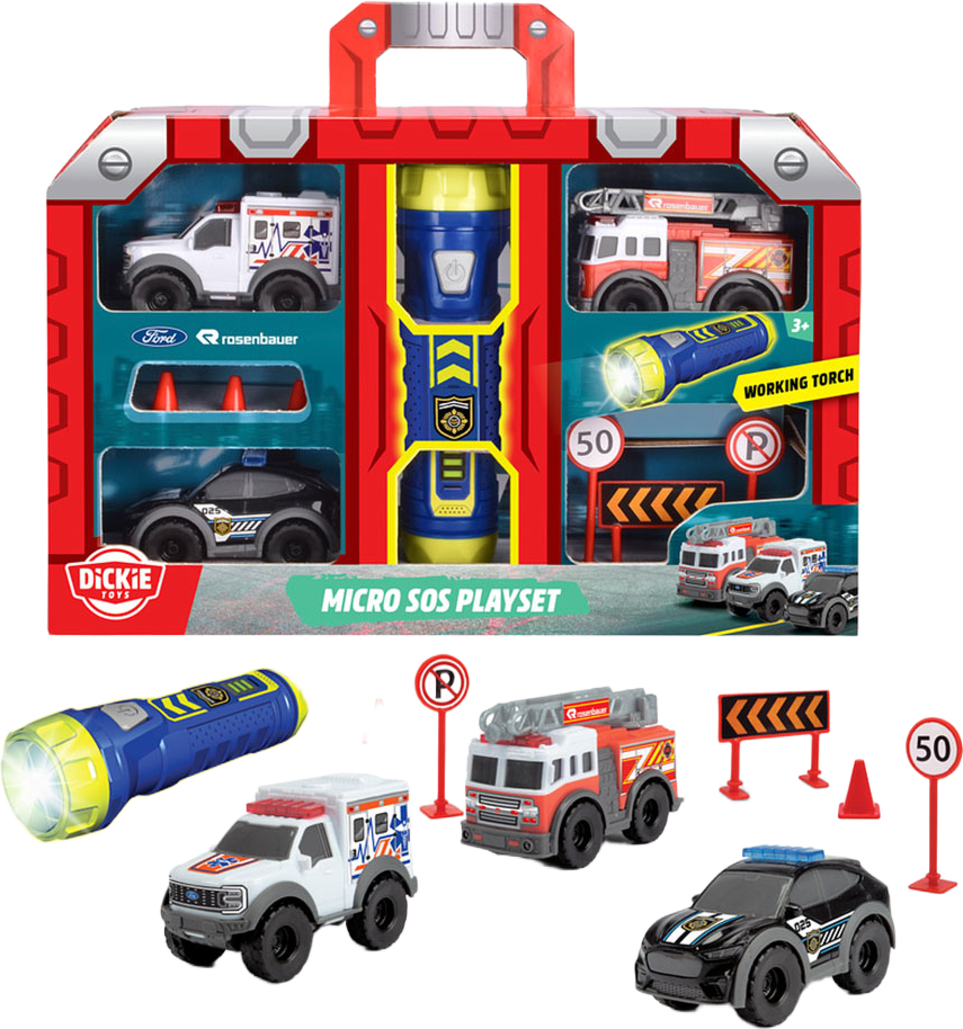 Dickie Toys Mini Playset, från Dickie, i färgen Multicolore. Klicka för att öppna bilden i stort format