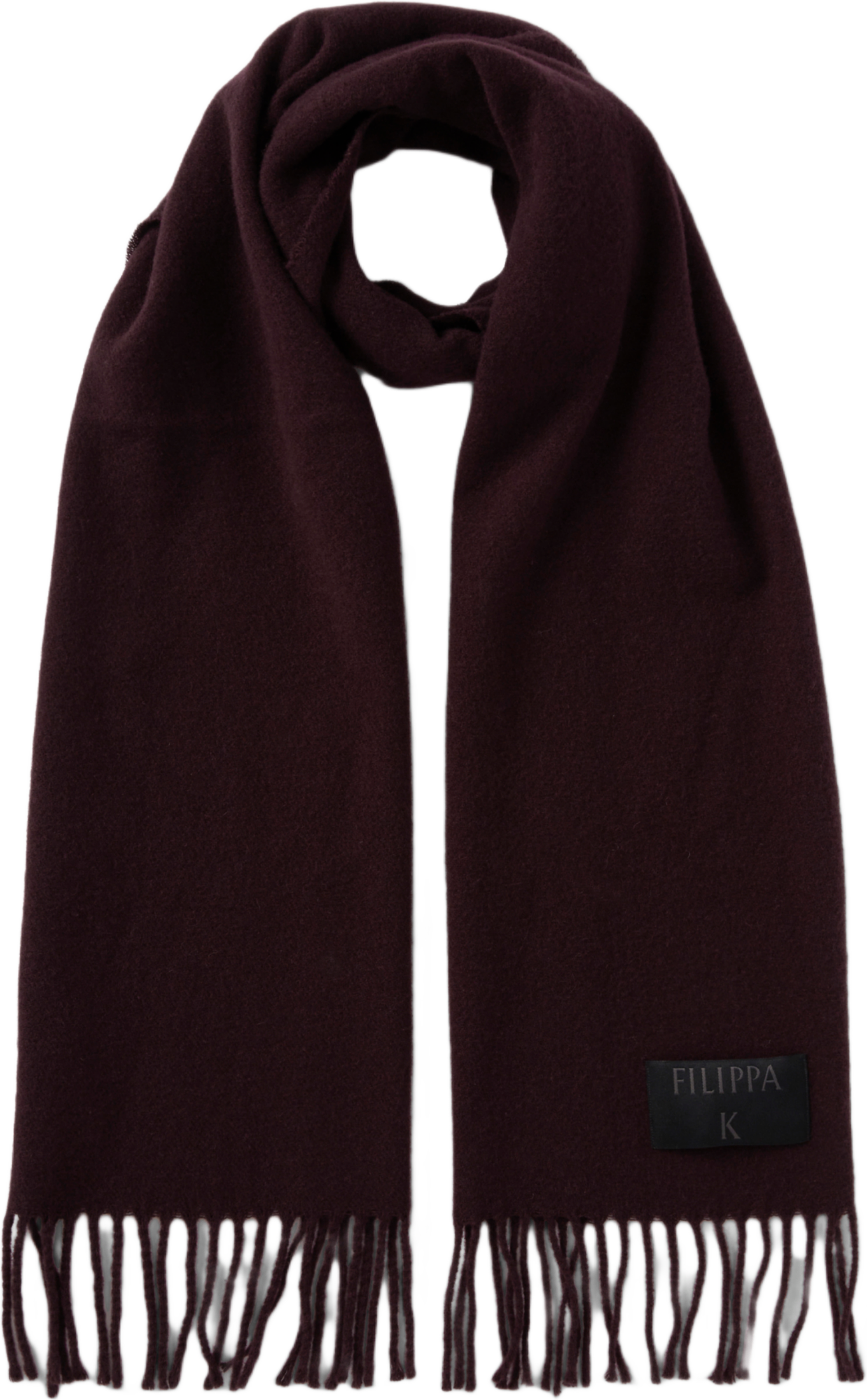 Wool Scarf, från Filippa K, i färgen Burgundy. Klicka för att öppna bilden i stort format
