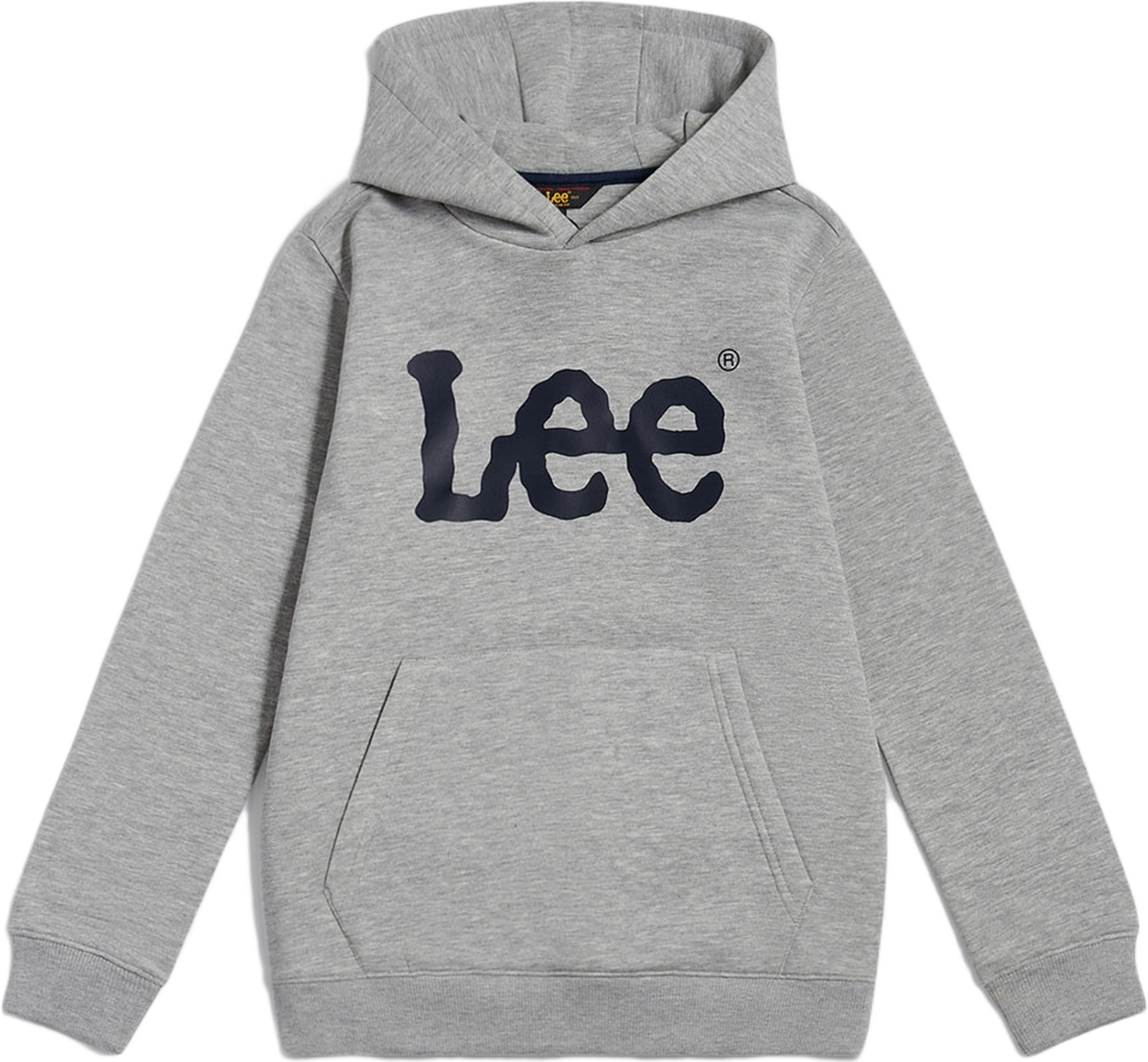 Wobbly Graphic BB OTH Hoodie, från Lee, i färgen Vintage Grey Heather.
