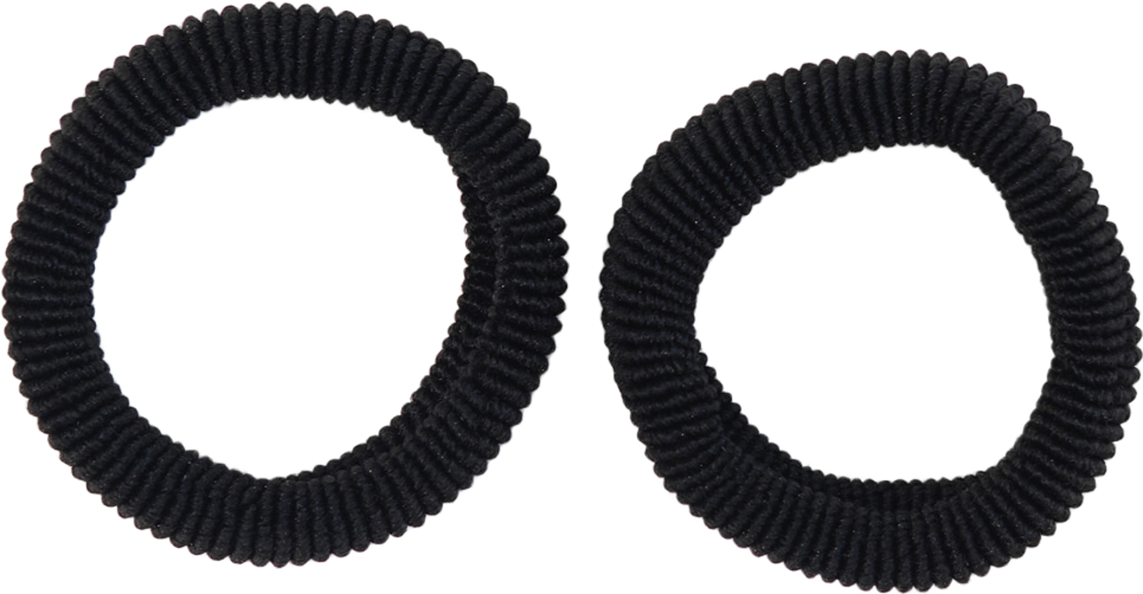 Mjuk hårsnodd, 2-pack, från Å BEAUTY, i färgen Black. Klicka för att öppna bilden i stort format