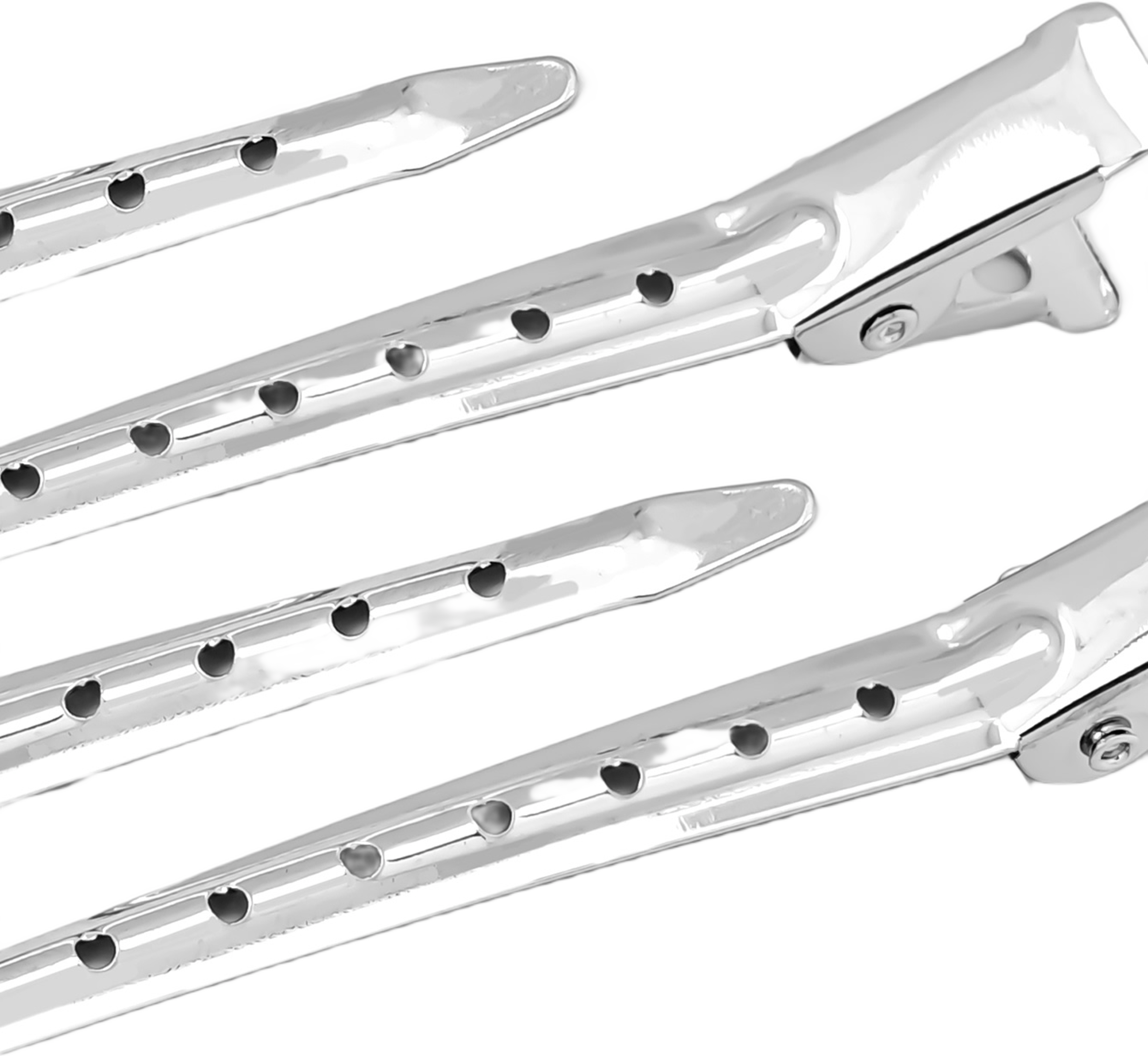 Hårclips i metall, 4-pack, från Å BEAUTY. Klicka för att öppna bilden i stort format