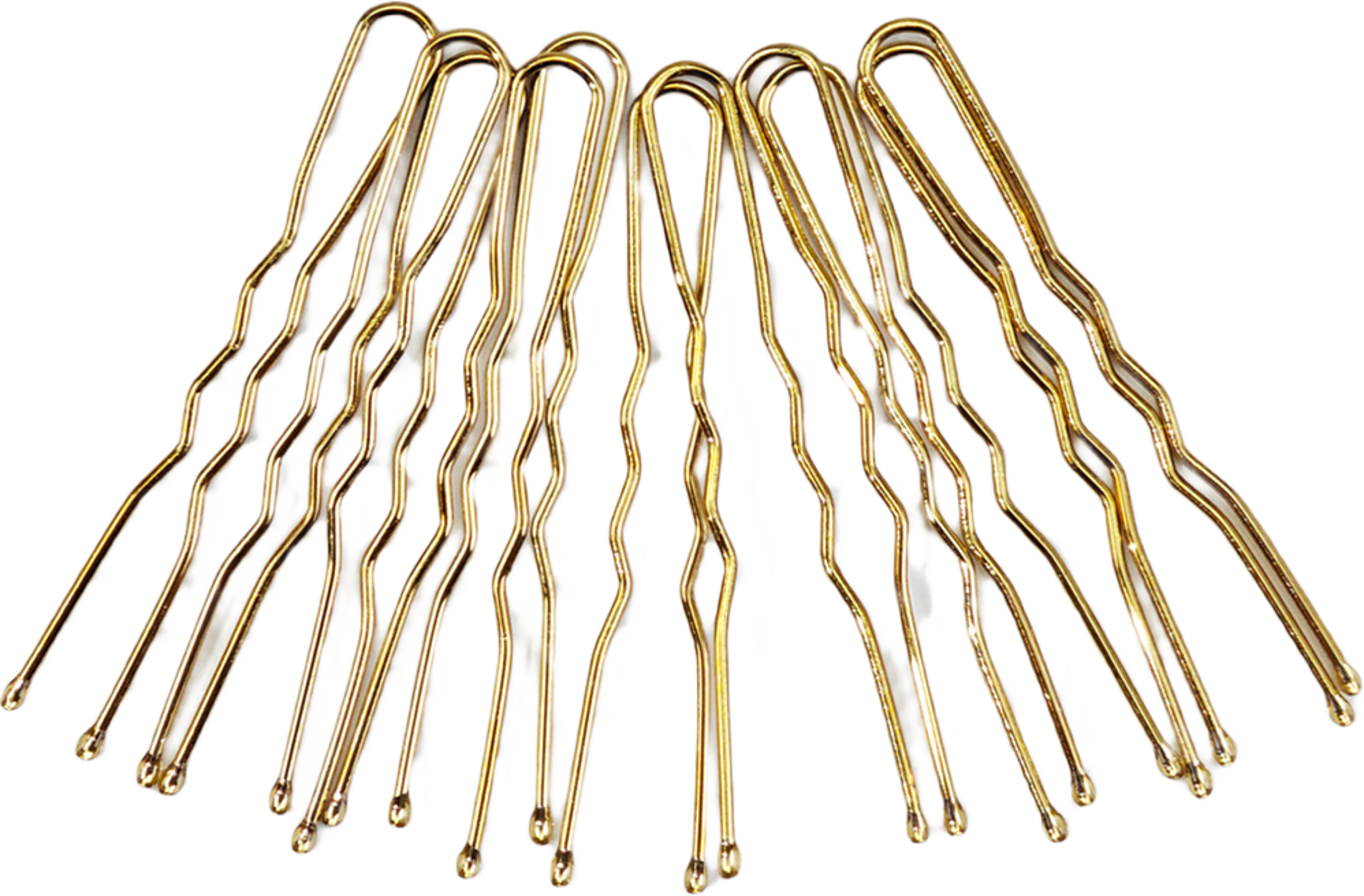 Hårnålar 10-pack, från Å BEAUTY, i färgen Gold. Klicka för att öppna bilden i stort format