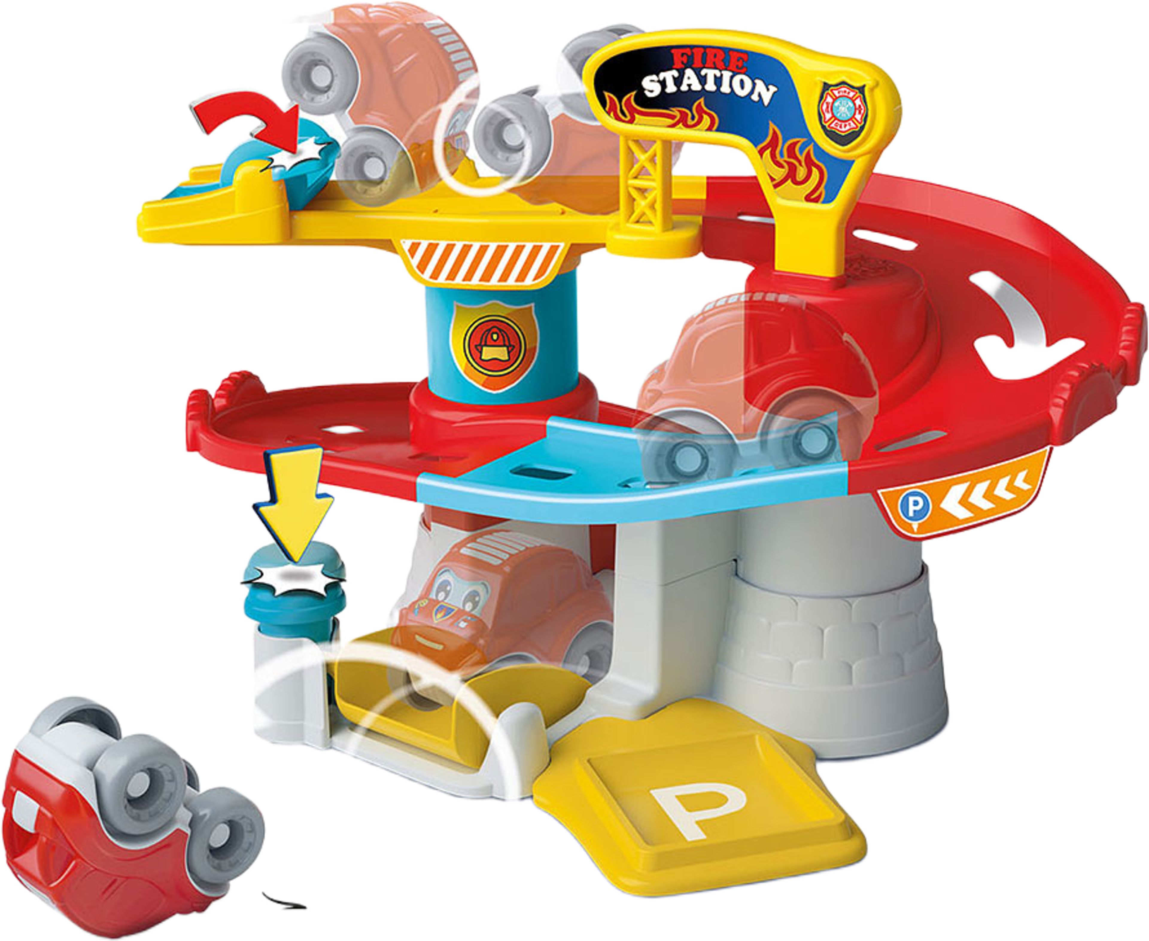 Brandstation, från Clementoni, i färgen Multicolor. Klicka för att öppna bilden i stort format