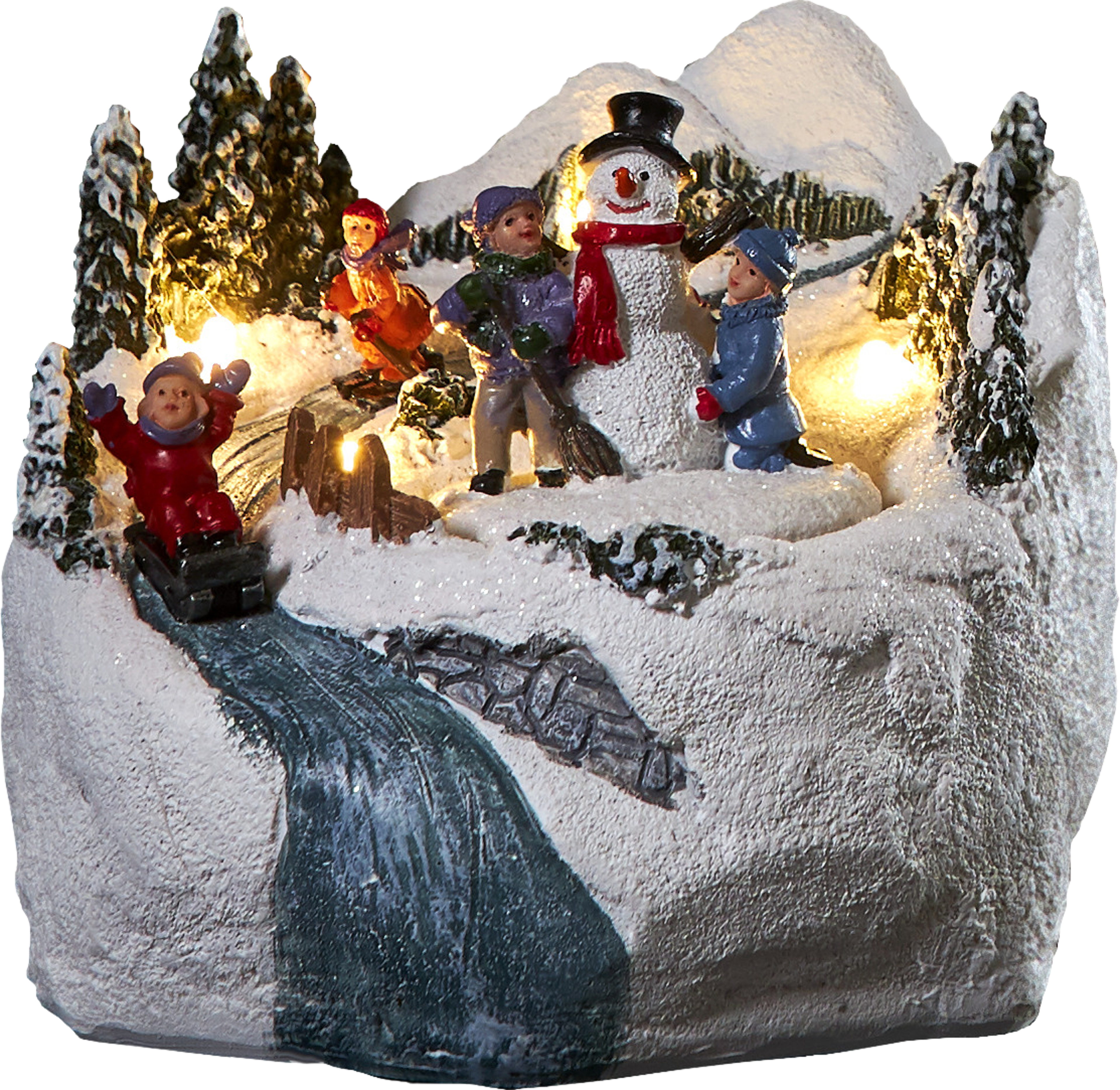 Winterville snögubbe, från Star trading, i färgen Multi. Klicka för att öppna bilden i stort format