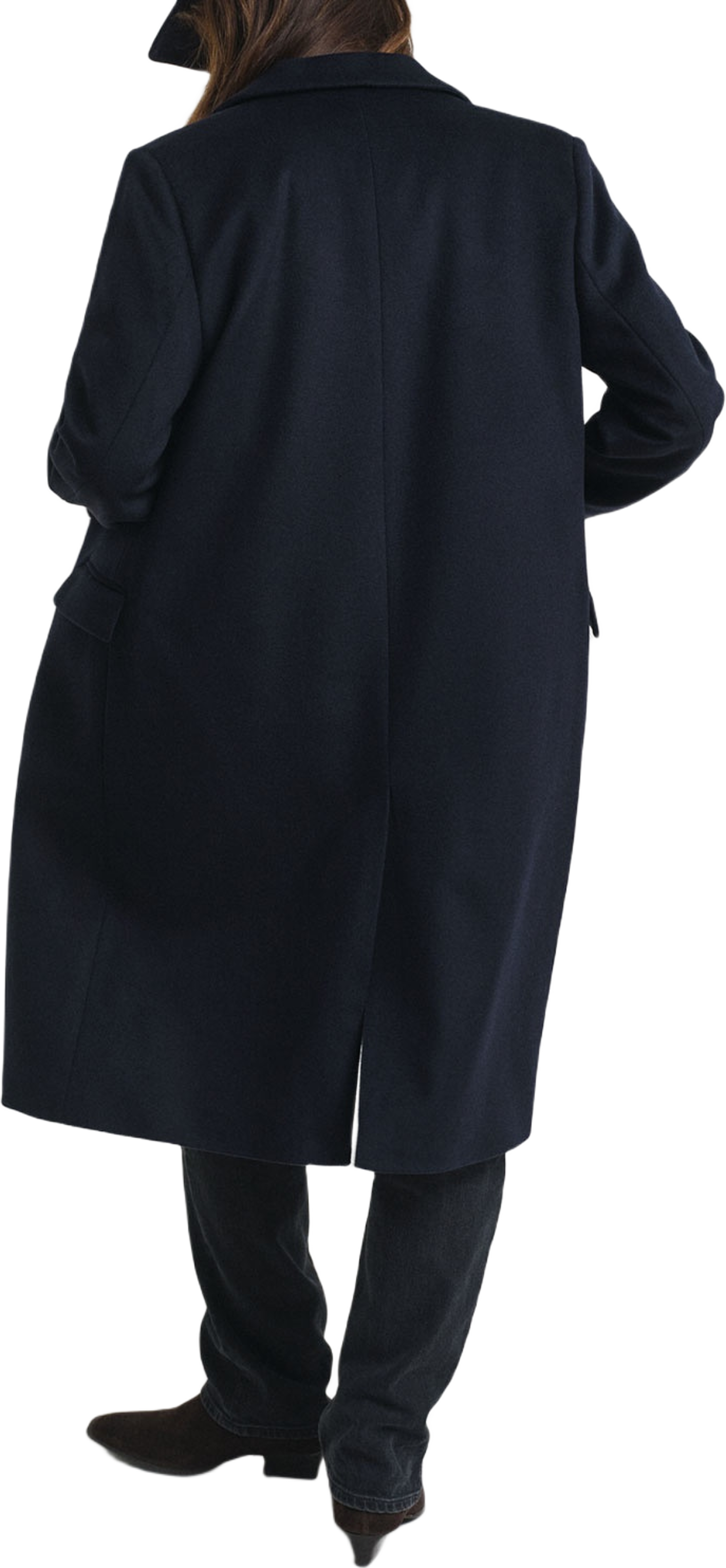 Classic Tailored Wool Blend Coat