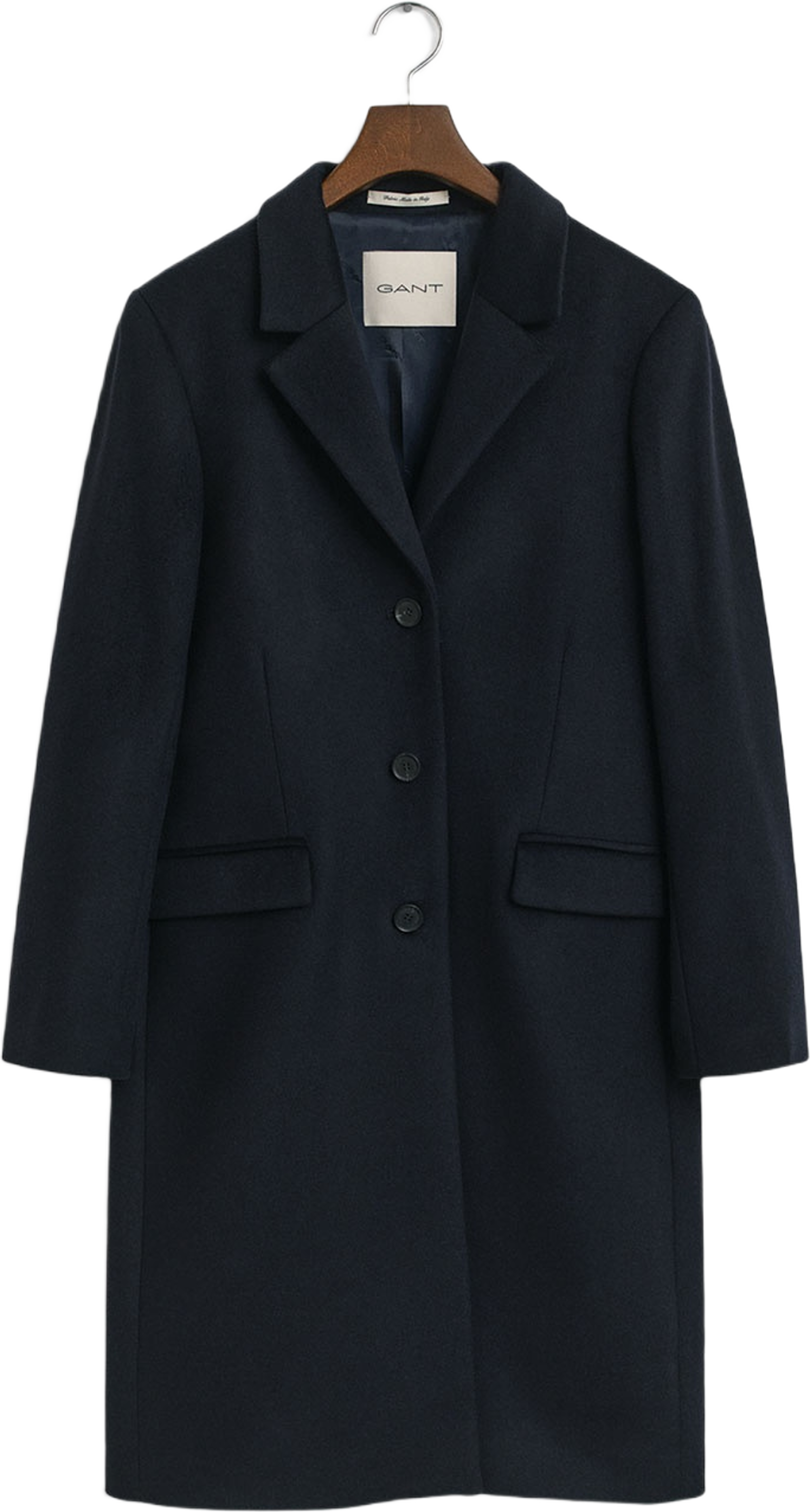 Classic Tailored Wool Blend Coat