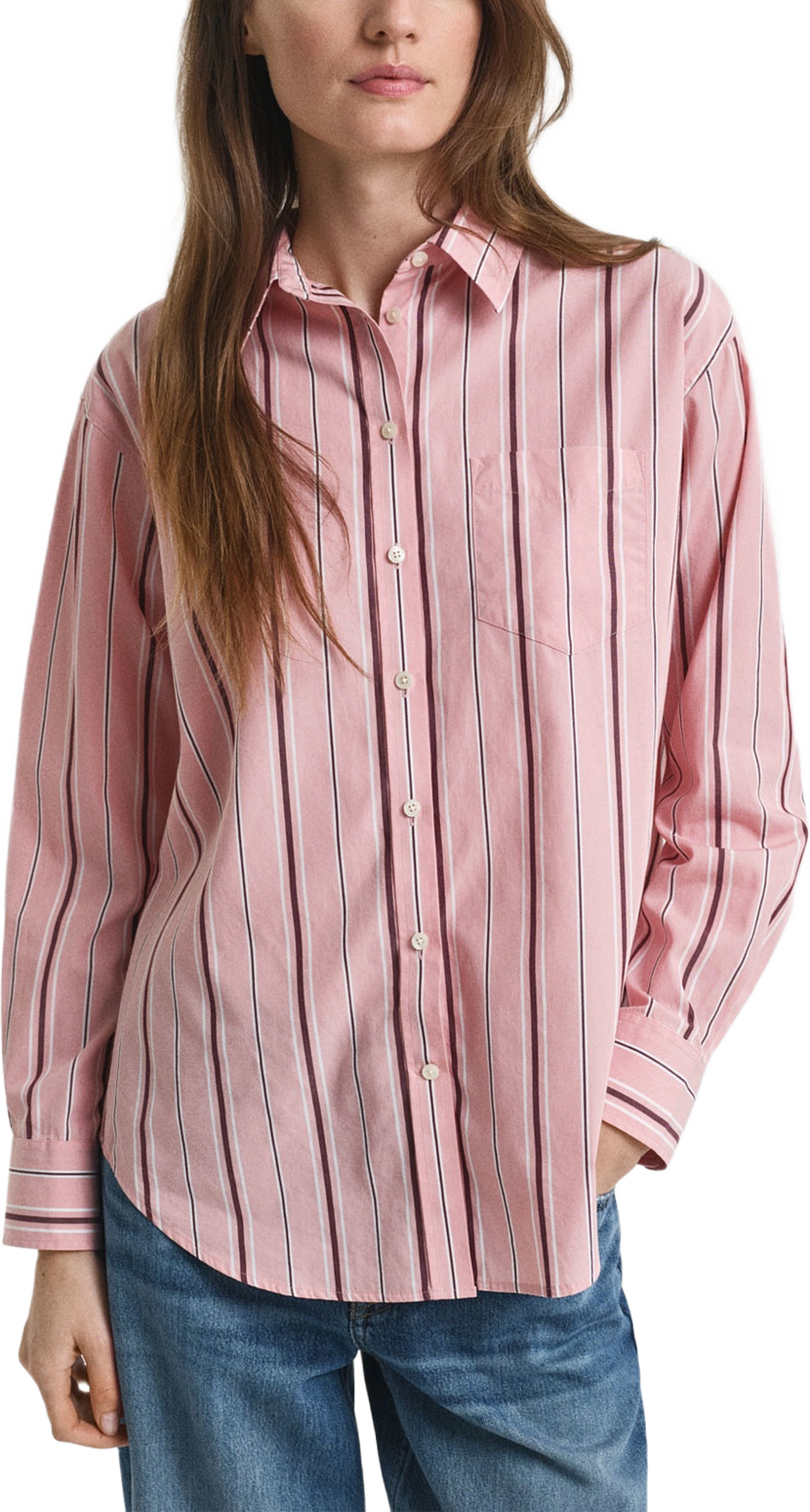 Rel Classic Poplin Striped Shirt