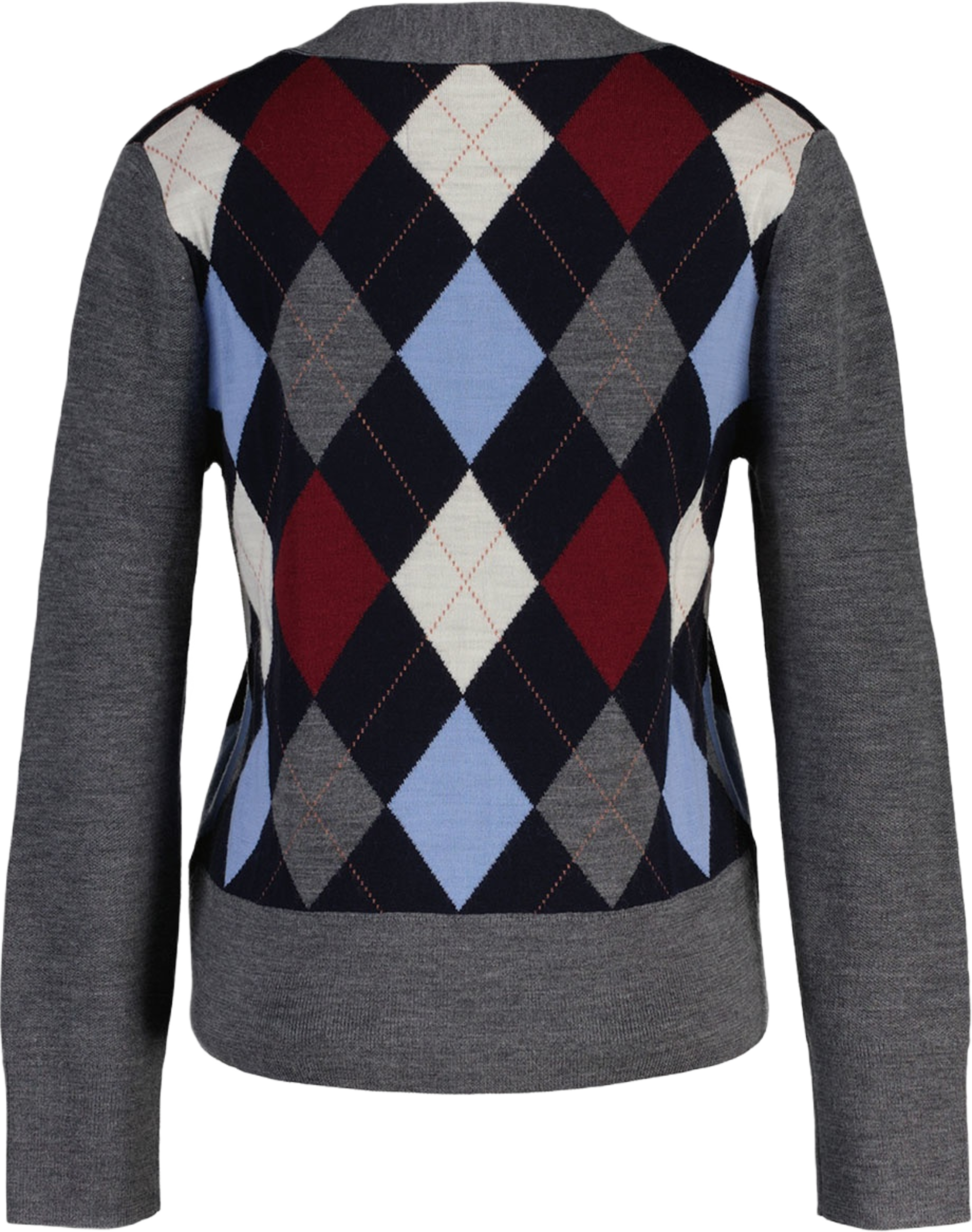 Argyle V-Neck Cardigan