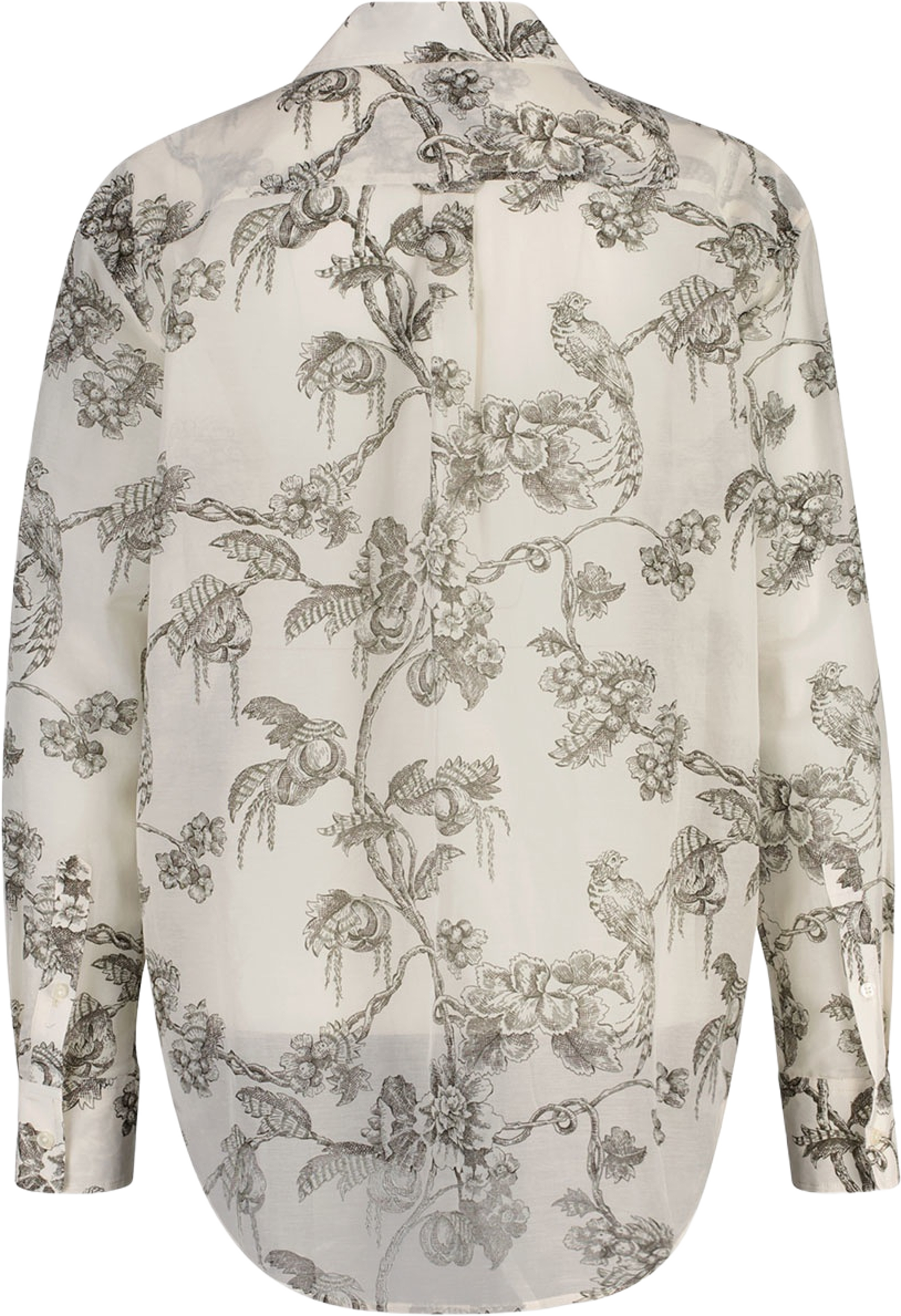 Rel Tree Print Cot Silk Shirt