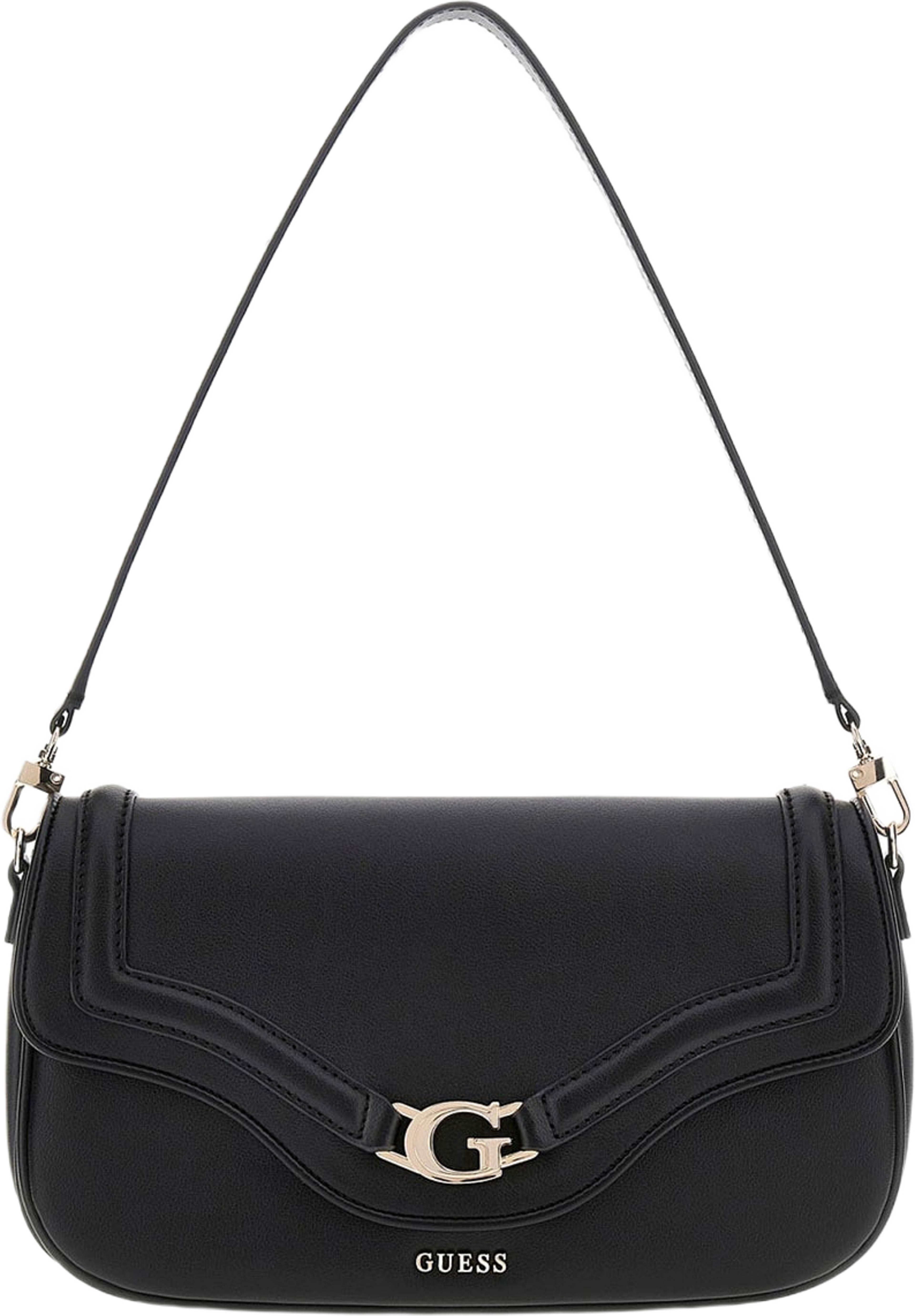 Dea Flap Shoulder Bag, från Guess, i färgen Black.