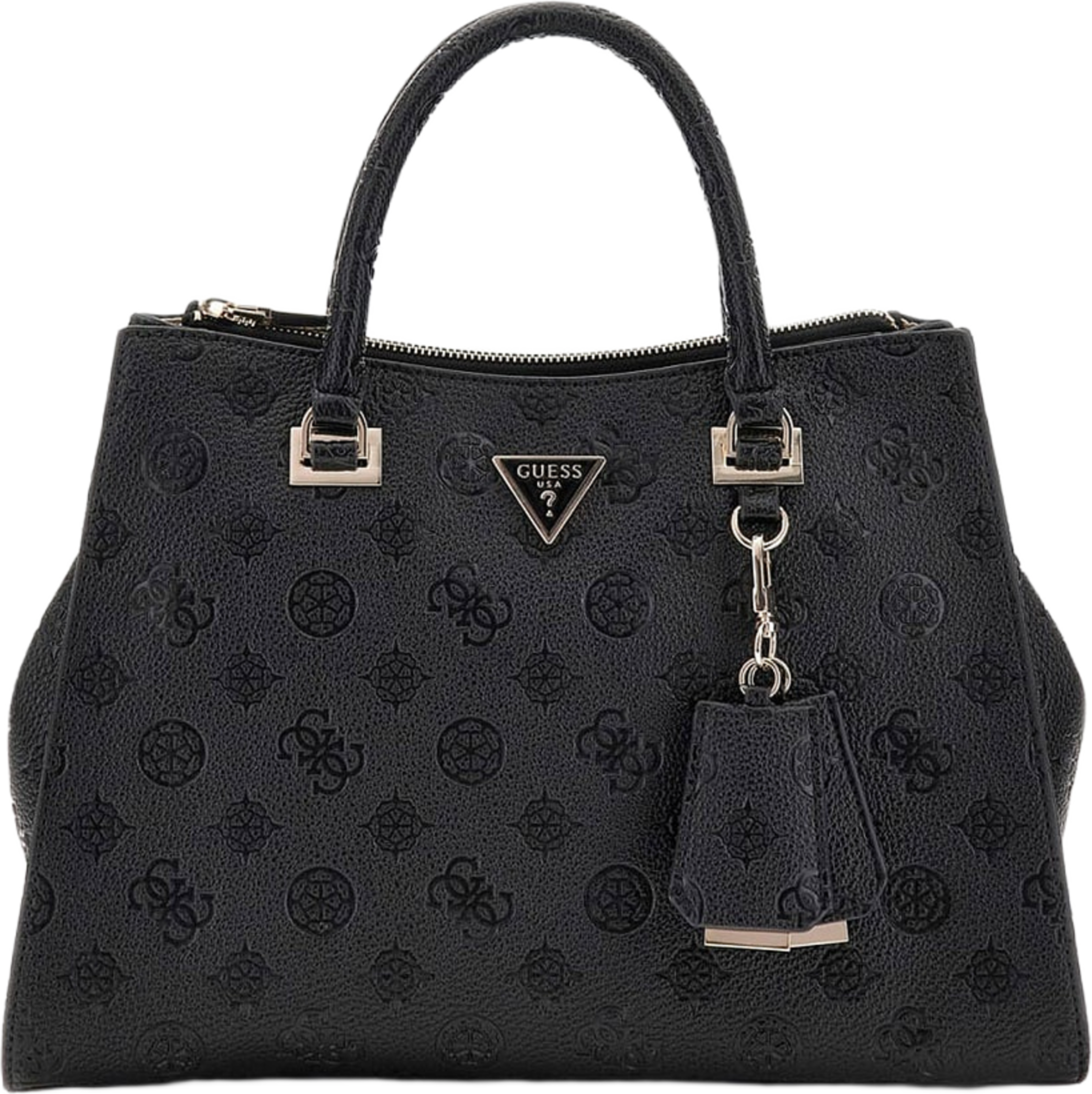Cresidia Ii Society Satchel, från Guess, i färgen Black Logo.