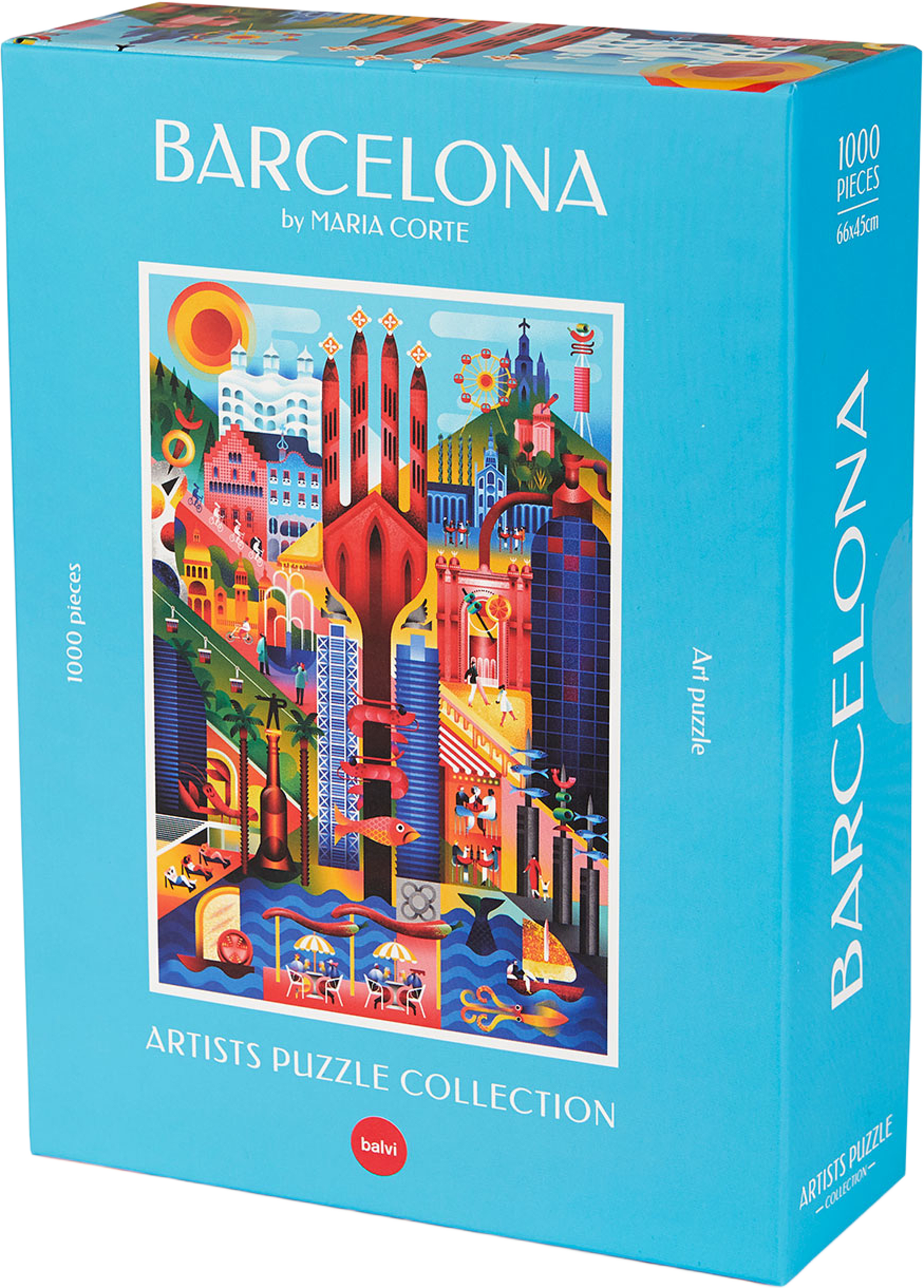 Pussel Barcelona, 1000 bitar