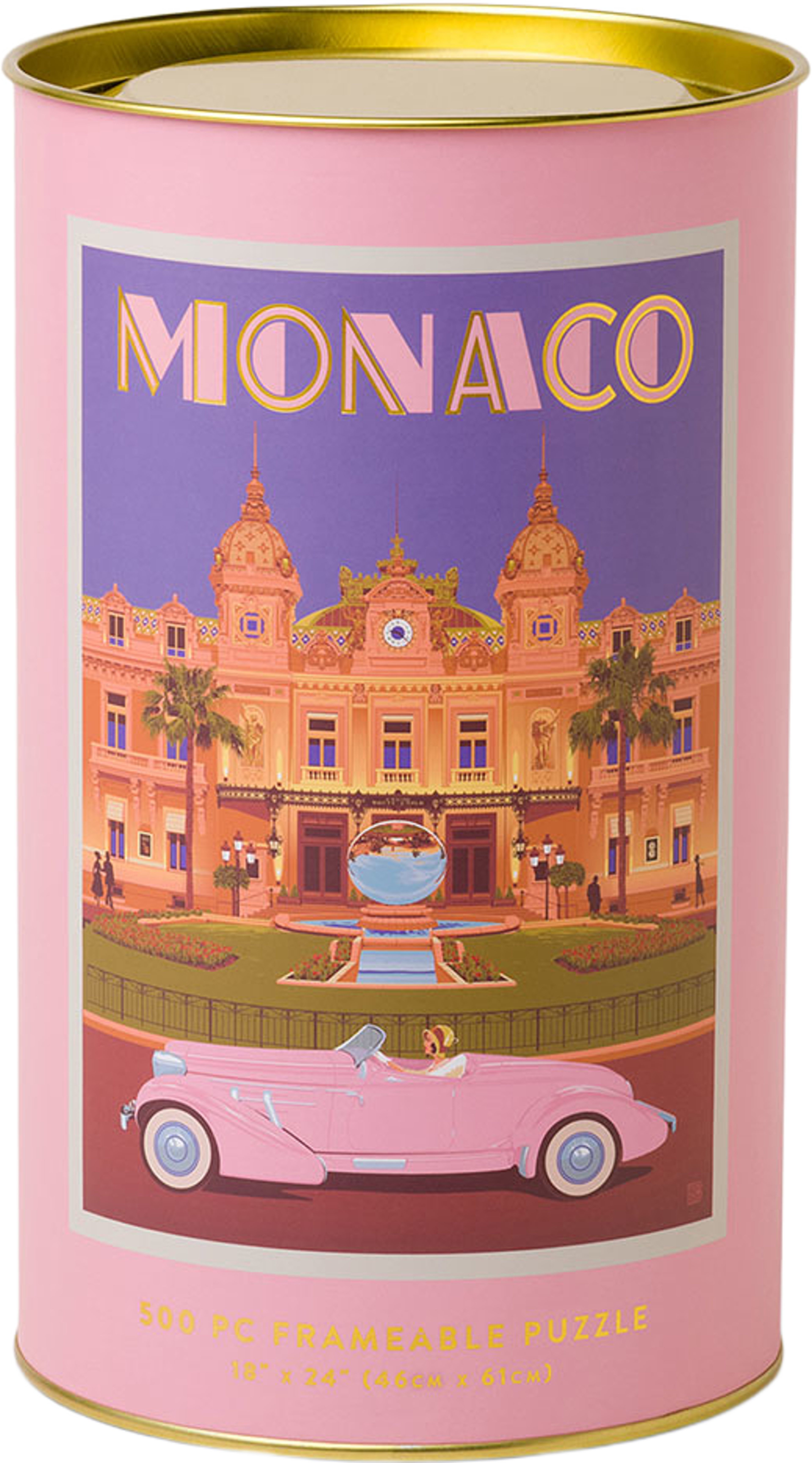 Pussel World Travel Monaco