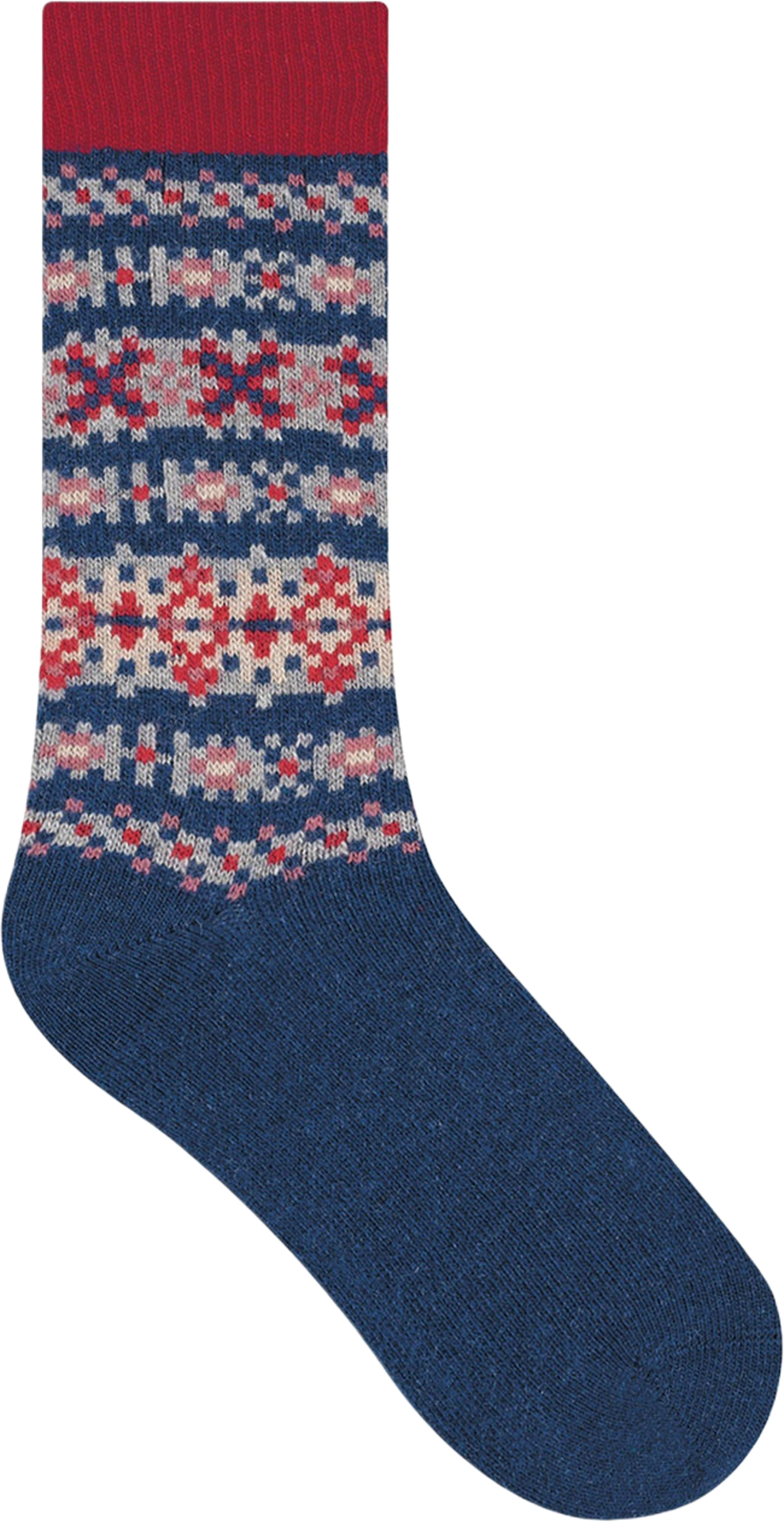 Ull- & kashmir socka, från BleuForêt, i färgen Amiral. Klicka för att öppna bilden i stort format