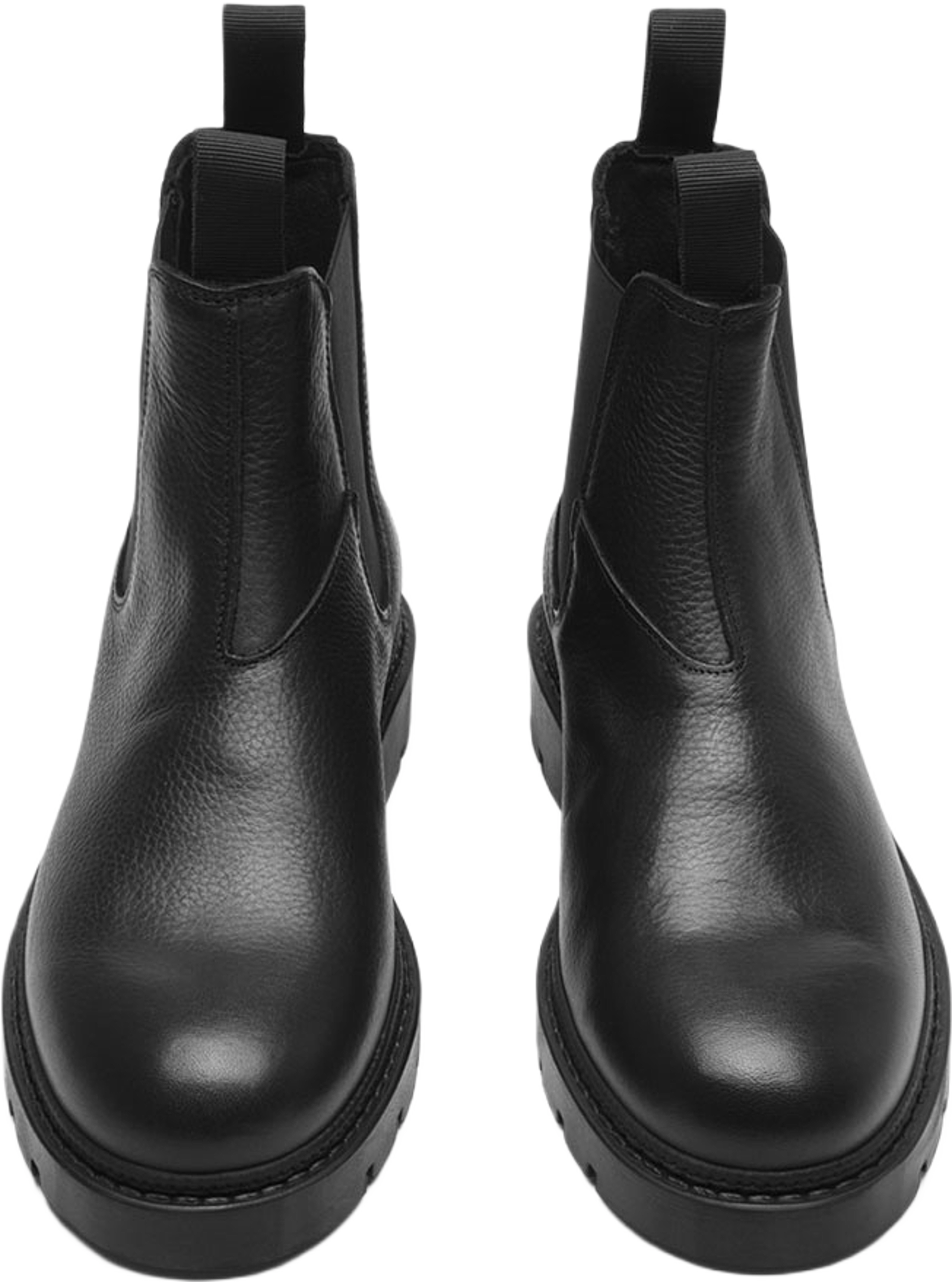 Trais Grain Leather Chelsea Boot