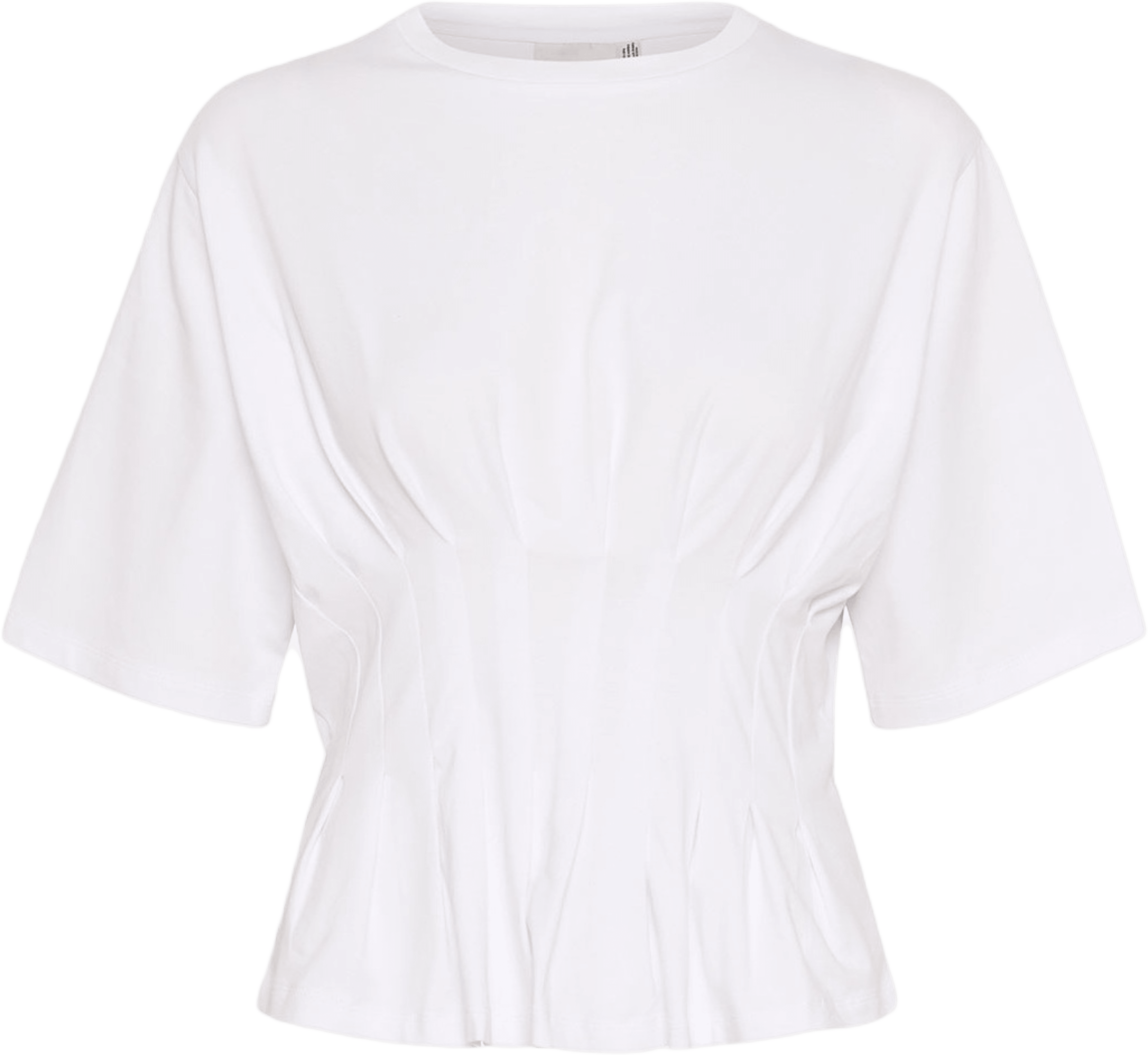 GZinez tee, från Gestuz, i färgen Bright White. Klicka för att öppna bilden i stort format