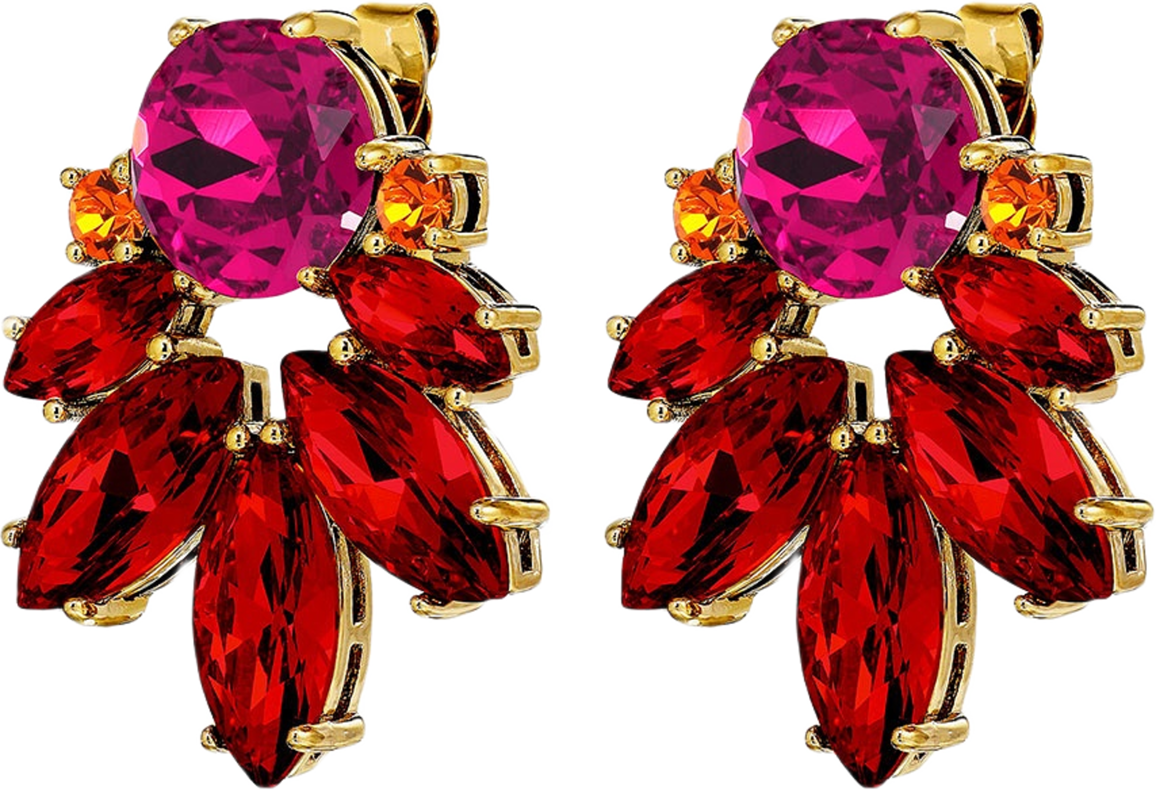 DRAGO RED / PINK Örhänge, från Dyrberg & Kern, i färgen Sg Red. Klicka för att öppna bilden i stort format