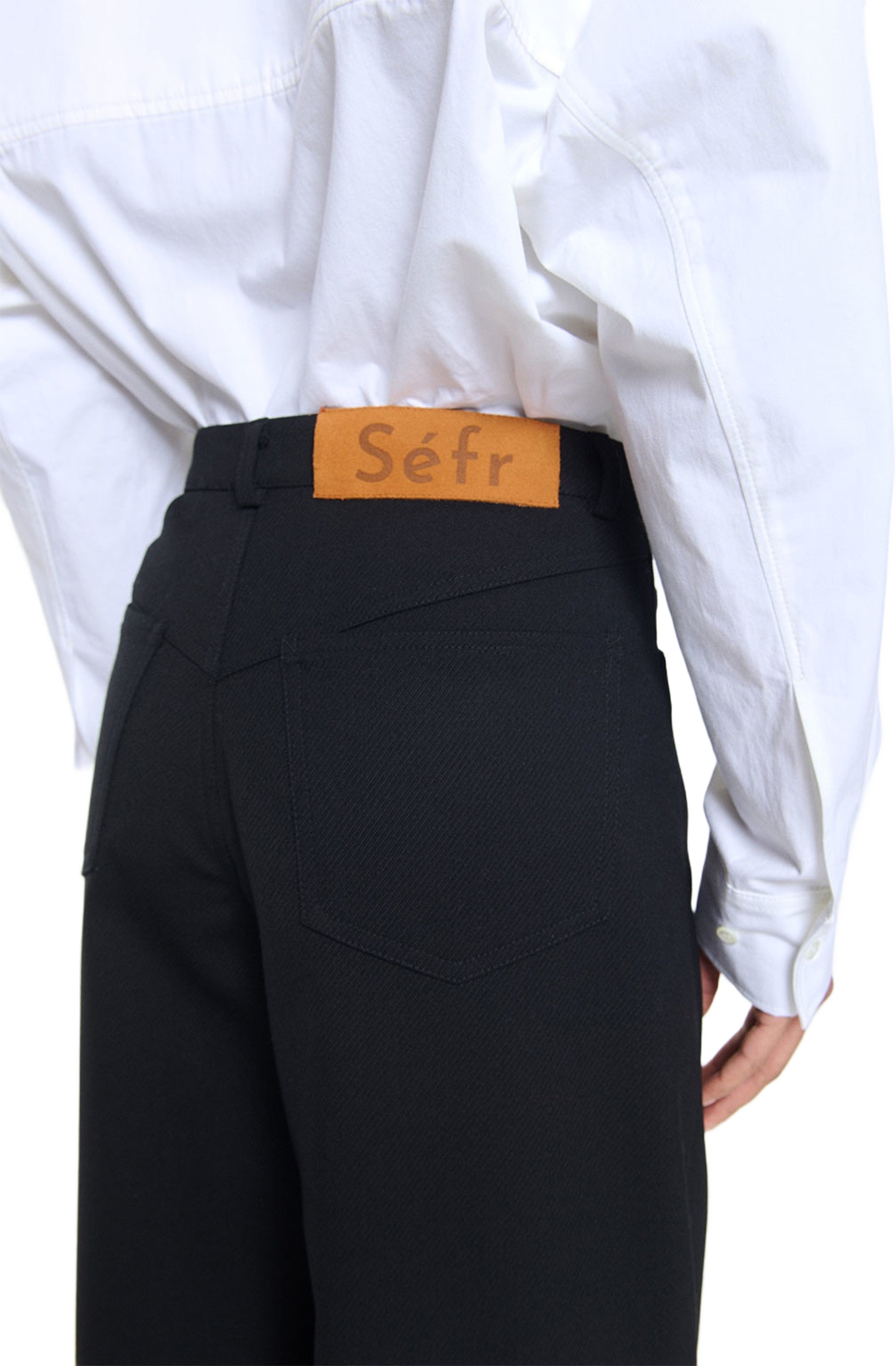 Viola Trouser Sturdy Black Twill