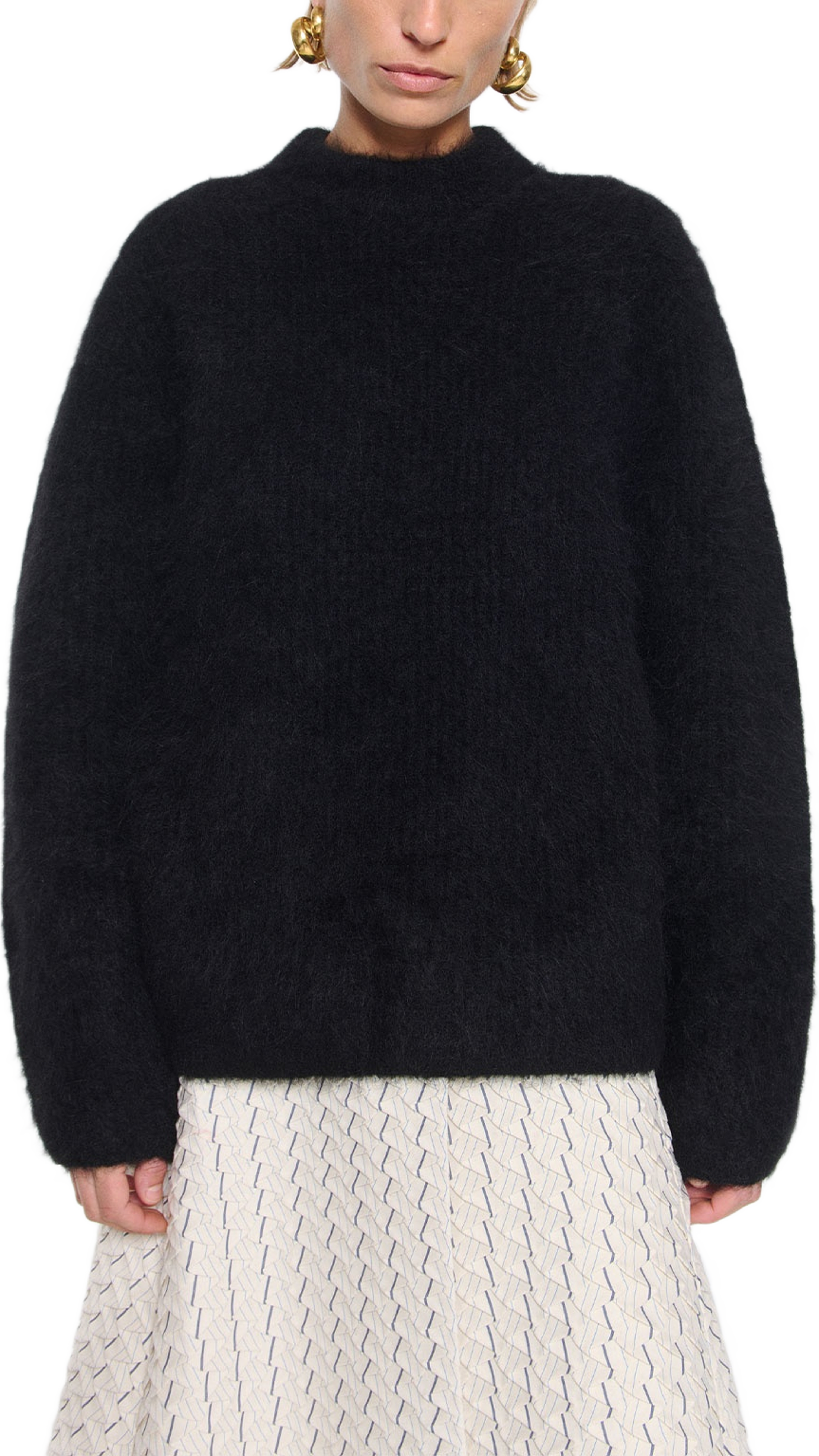 Haru Sweater Black Alpaca