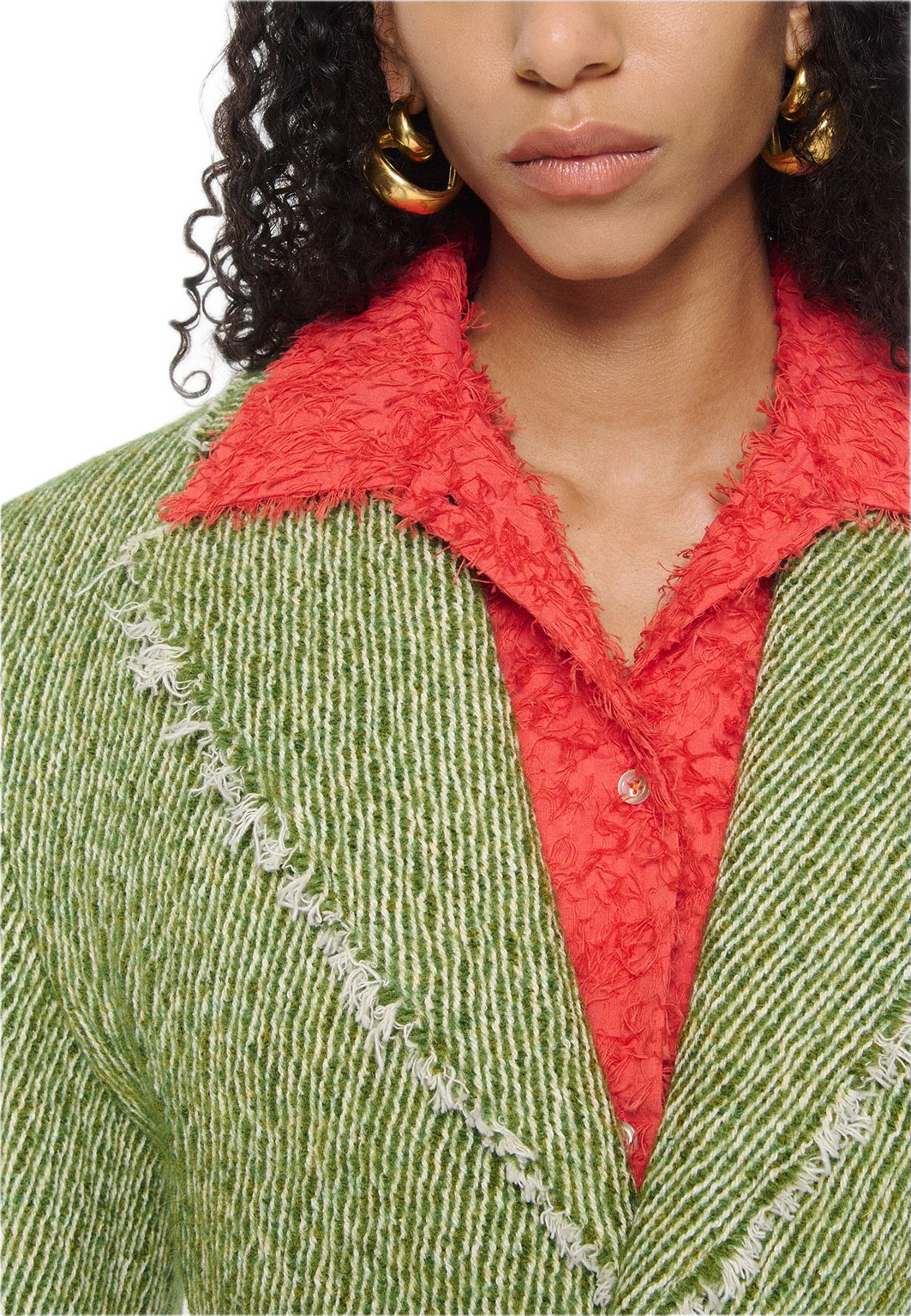 Inessa Blazer Erucah Green Twill