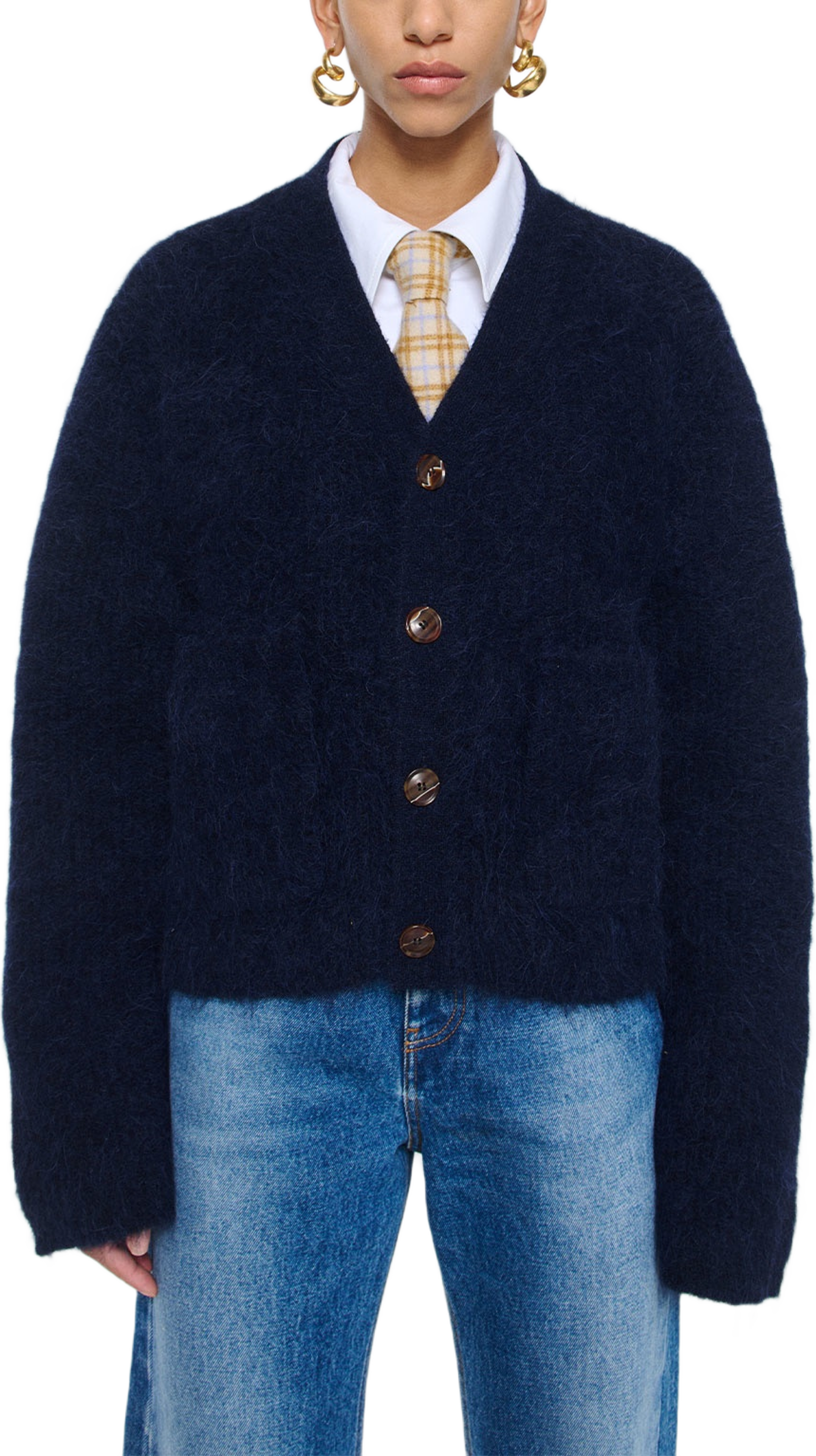 Lee Cardigan Neptune Alpaca