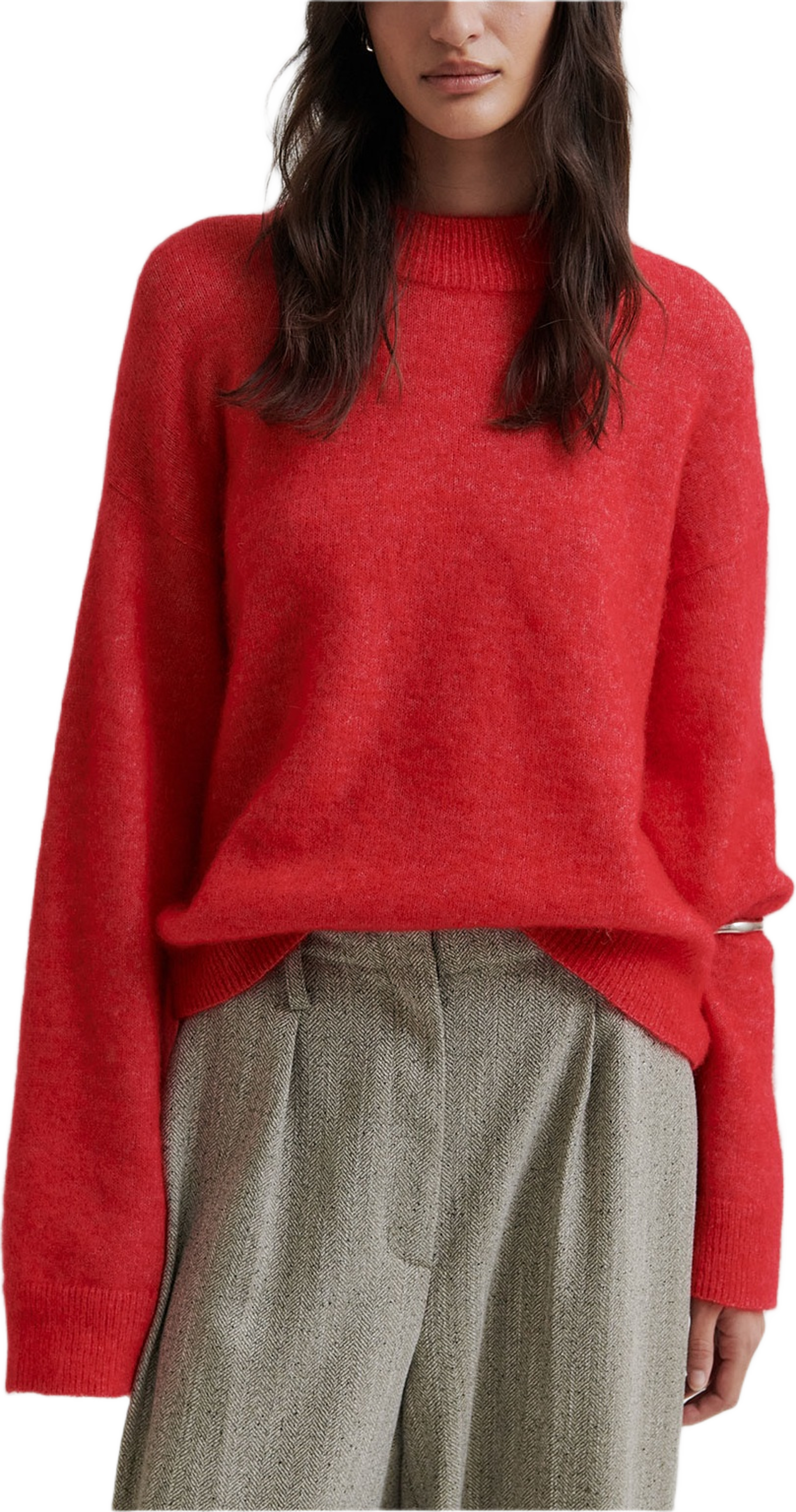 Brook Knit Drop Shoulder O-Neck