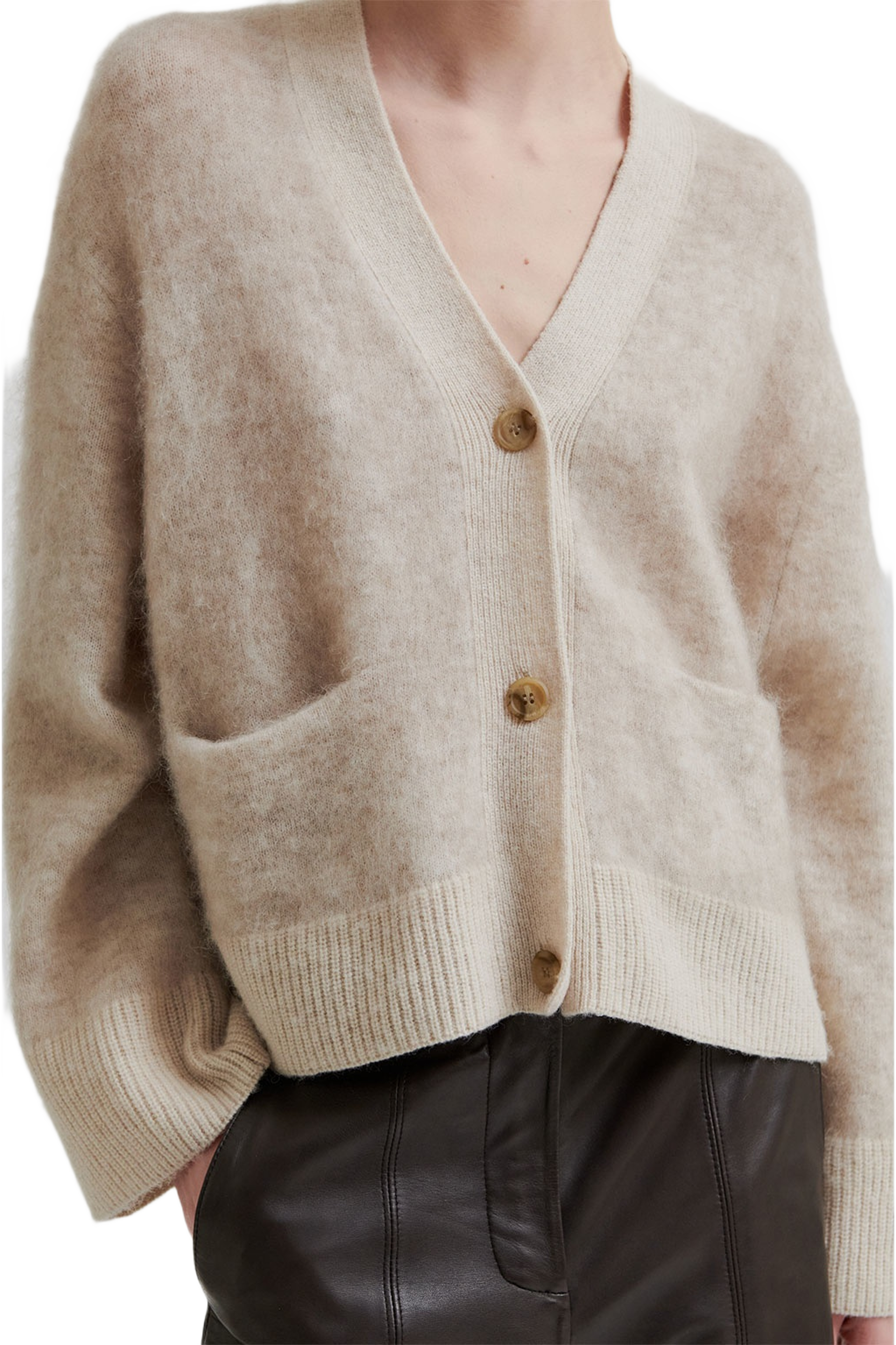 Anneleen Knit Boxy Cardigan